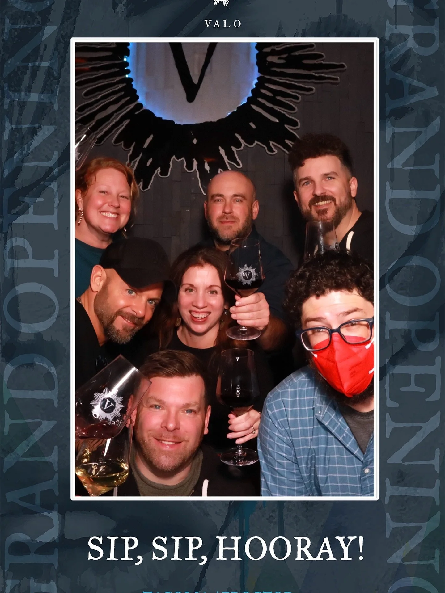 If you missed out tonight, these are the folks behind your brand new Valo Tasting Room in Tacoma. Come say hi to our GM Nathan, Director of Marketing Chris, and say hey to our wonderful Paige, &amp; Paul Serving up sips, laughs, and community 7 days 