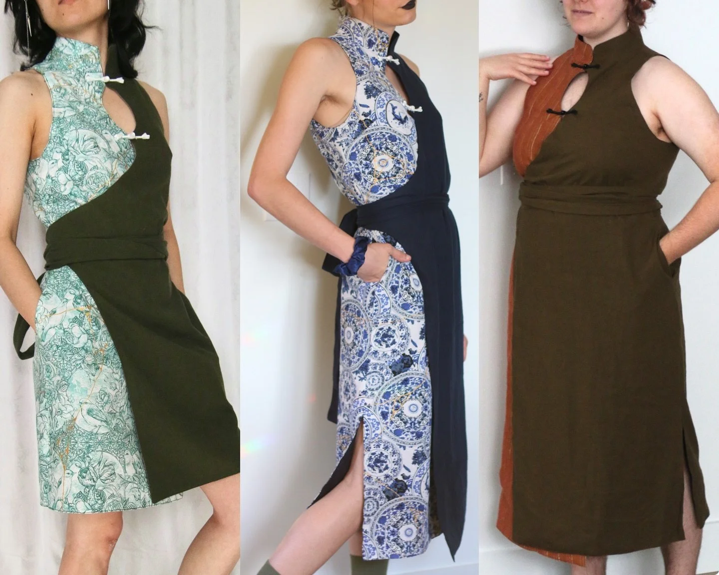 My qipao wrap dress sewing pattern is currently available (on my website, link in bio)! 

When I designed the qipao wrap dress, I wanted to prioritize a comfortable but elegant design, which led me to the wrap design&mdash;something that can be dress