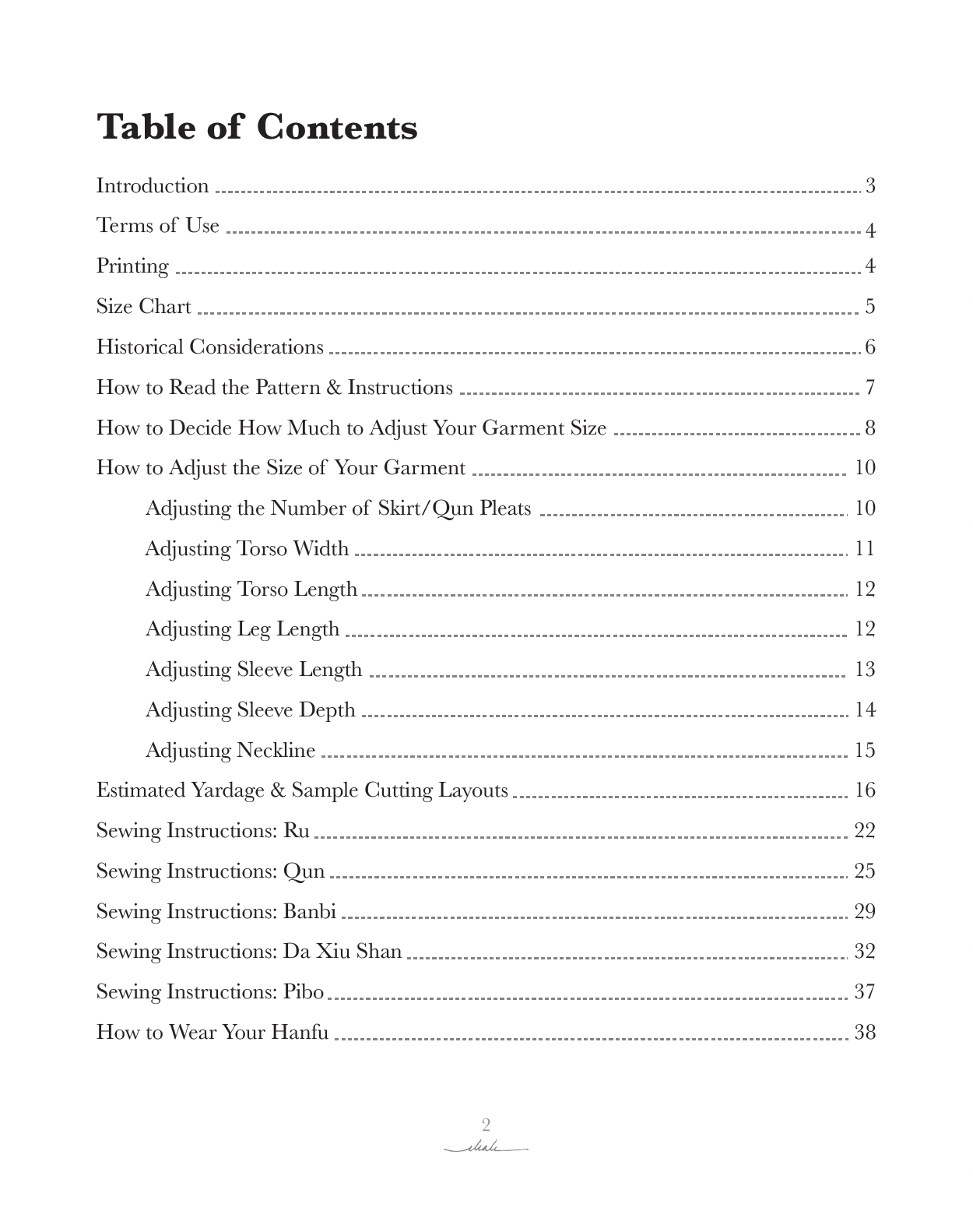 Women's Hanfu Table of Contents.png