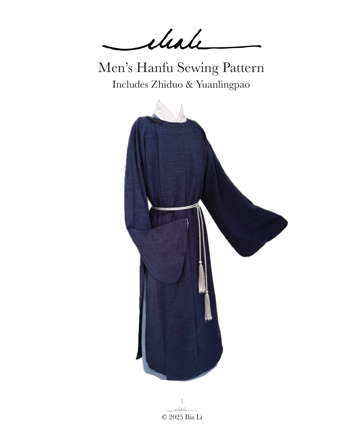 Men's Hanfu Sewing Pattern (Zhiduo & Yuanlingpao)