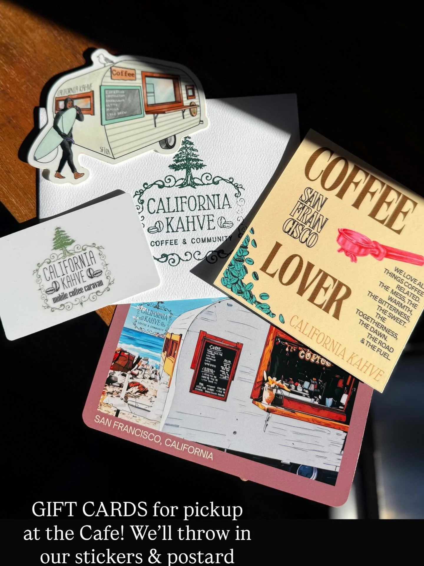 Gift cards for your coffee lovers. 🫶🏽🎄
