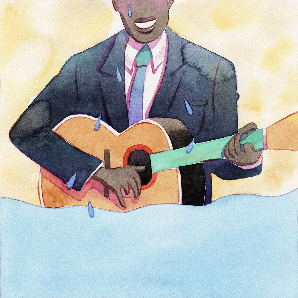 Illustration for "A Duck Bit It Off" by Aaron Gilbreath. Client: ENDPAIN, AD: Katie Kirk, 2016