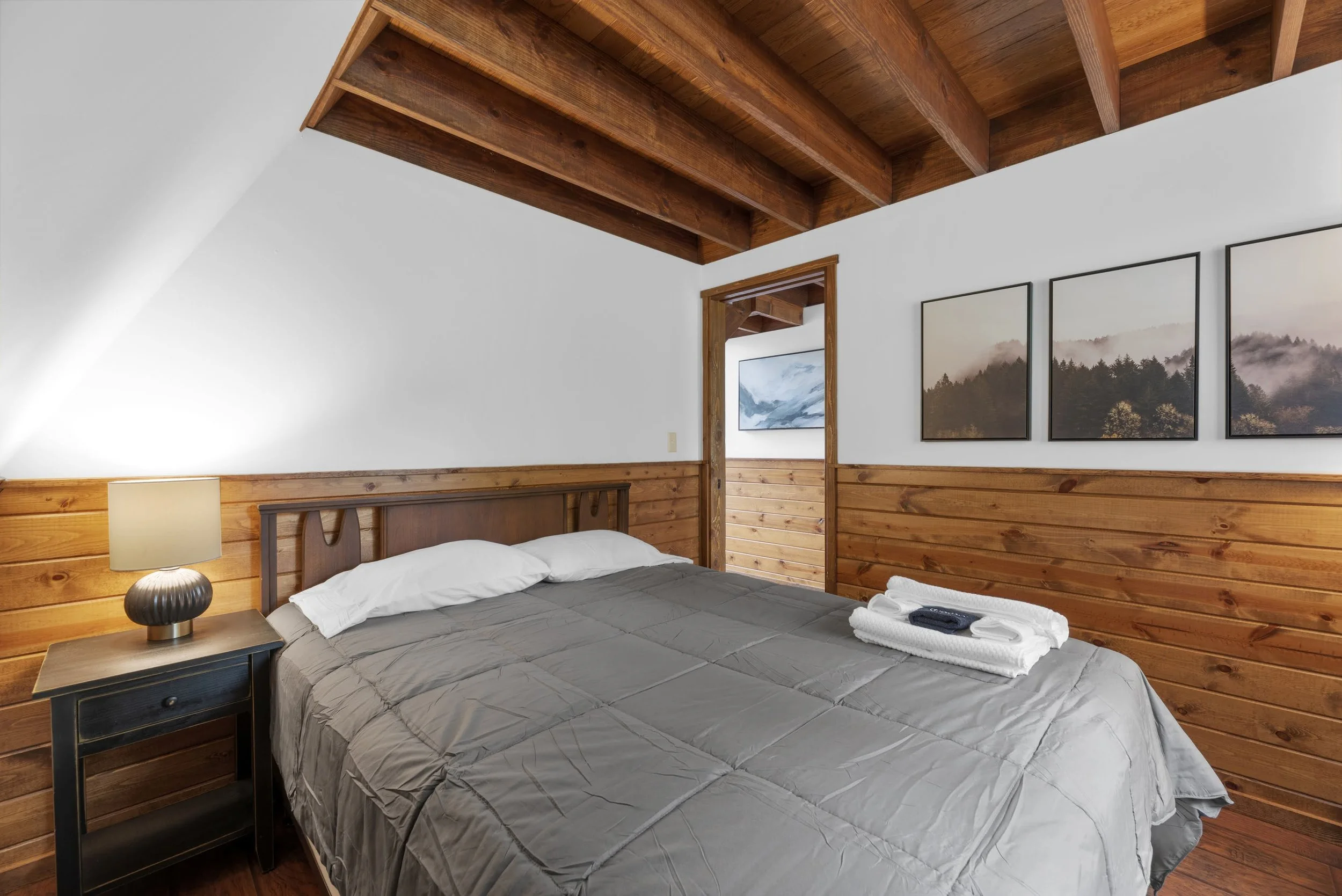 A-Frame First Floor Bedroom - Hocking Hills A-Frame.jpg