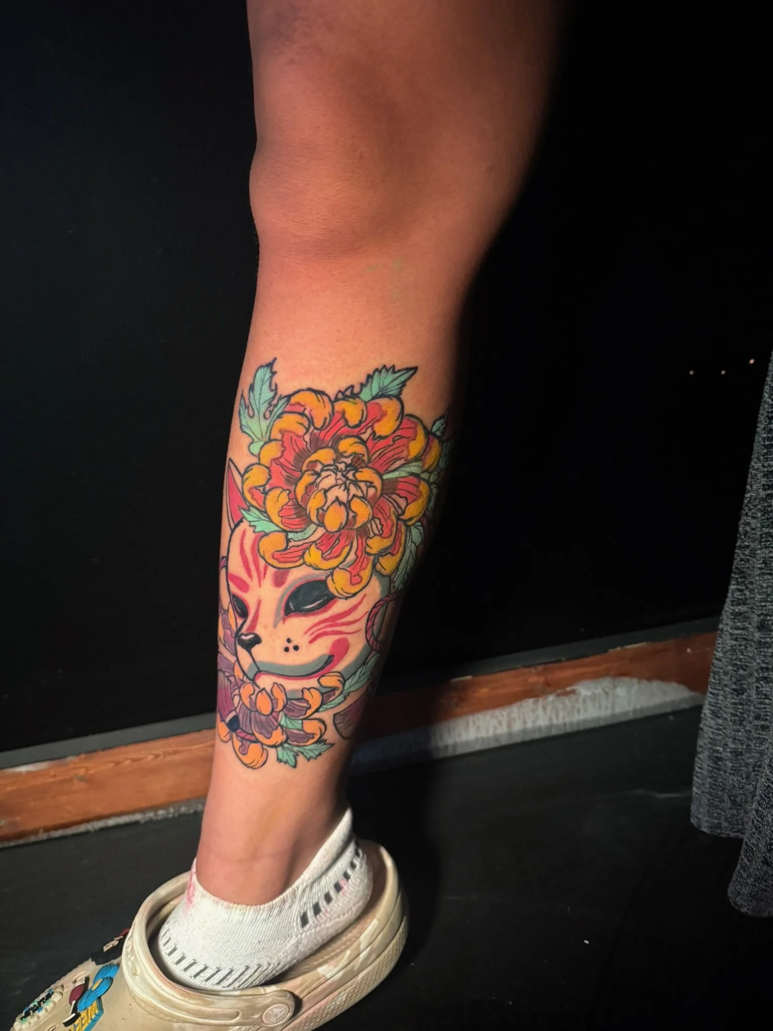 tattoo design in the lower leg
