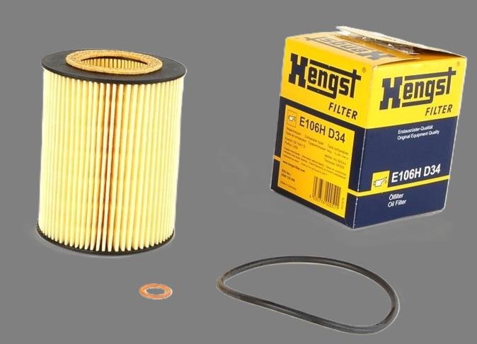 Premium Hengst Oil Filter for BMW N51/N52/N54/N55/S55 Engines