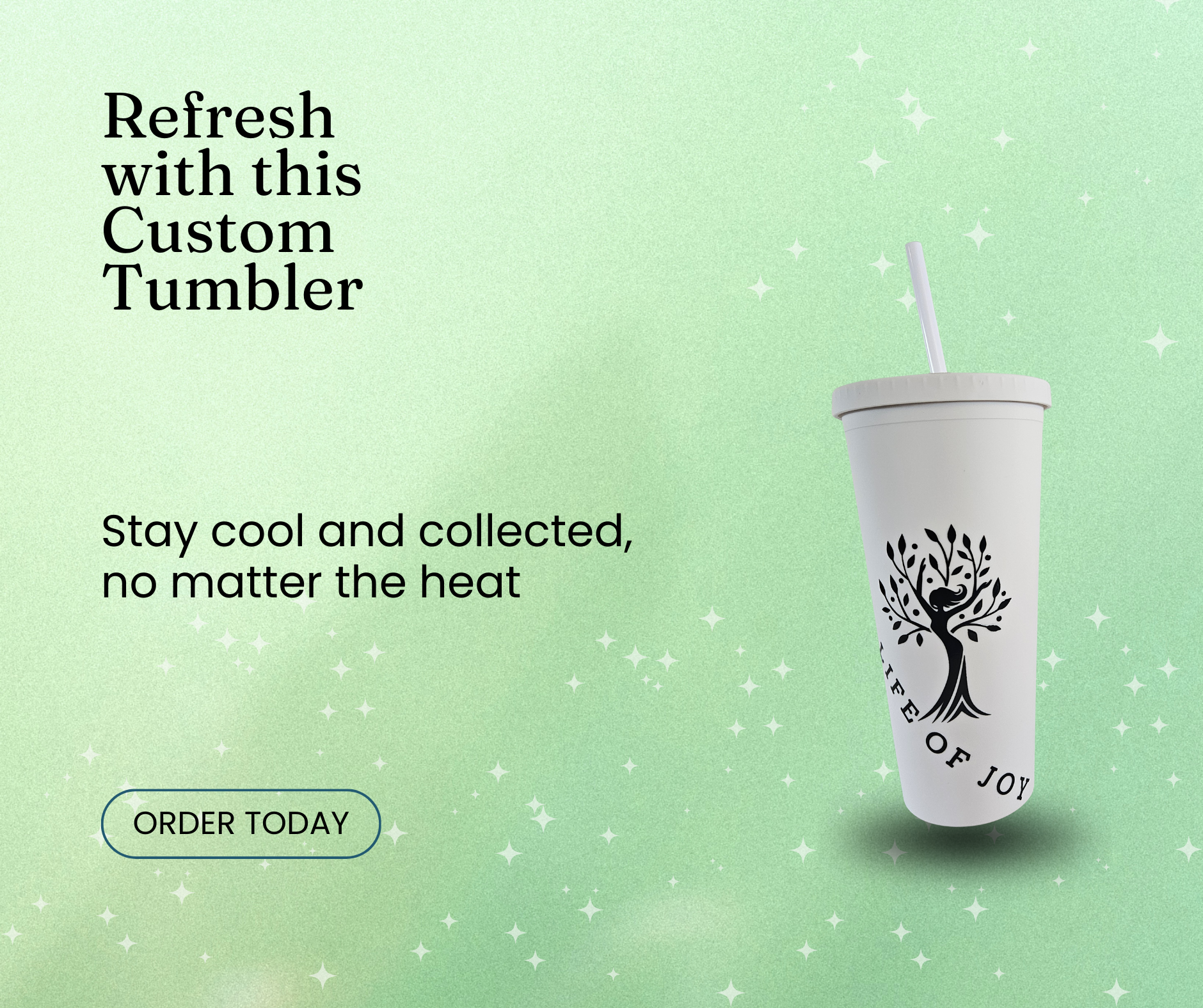 Life of Joy Premium Insulated Tumbler - 25 oz