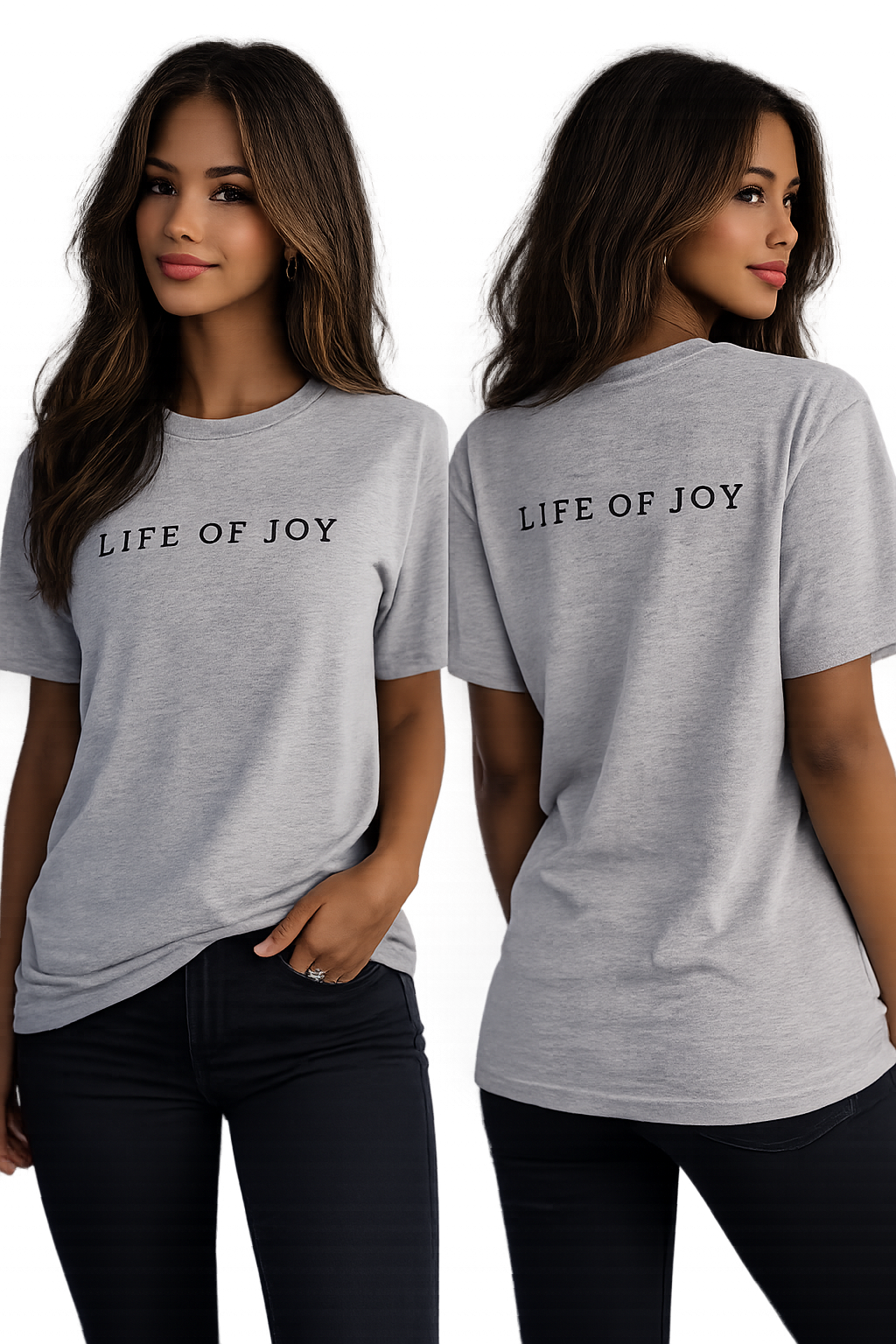 Life of Joy print T-Shirt
