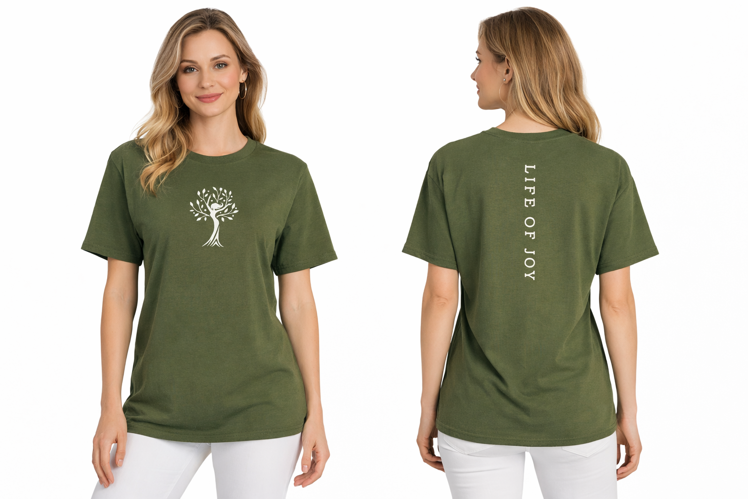 Life of Joy T-Shirt - Military Green