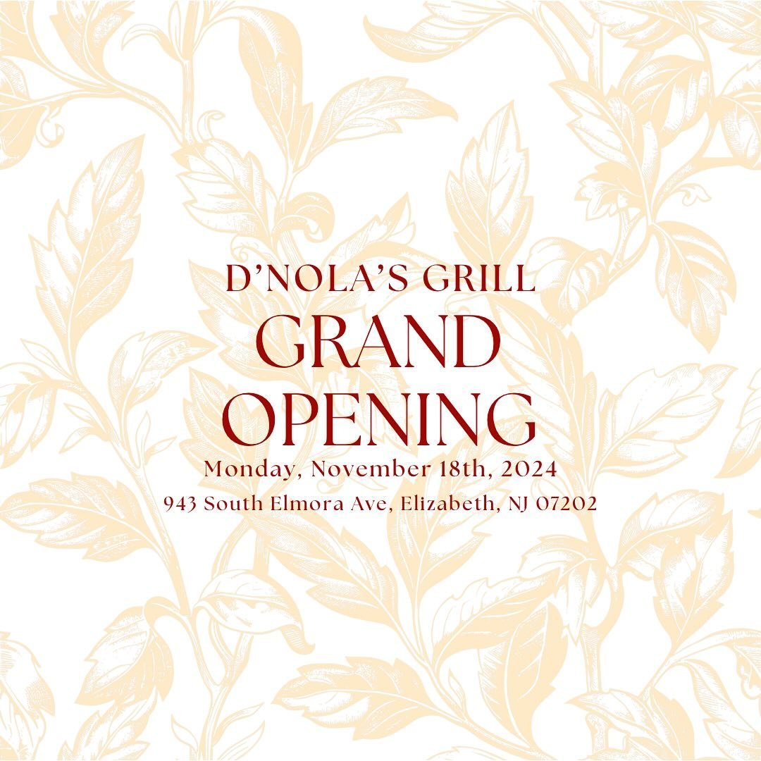 The wait is over&mdash; D&rsquo;NOLAS GRILL is officially OPEN! Join us for sizzling grills and unforgettable vibes. 

Bring your appetite, your friends and your love for great food- let&rsquo;s make this the start of something delicious! 

#nj #rest