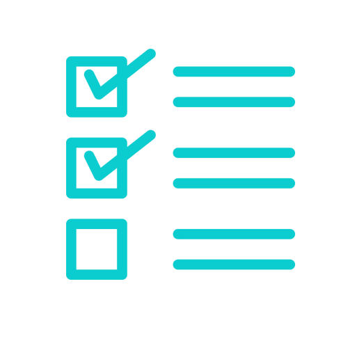 Checklist of options highlighted showing accurate invoices