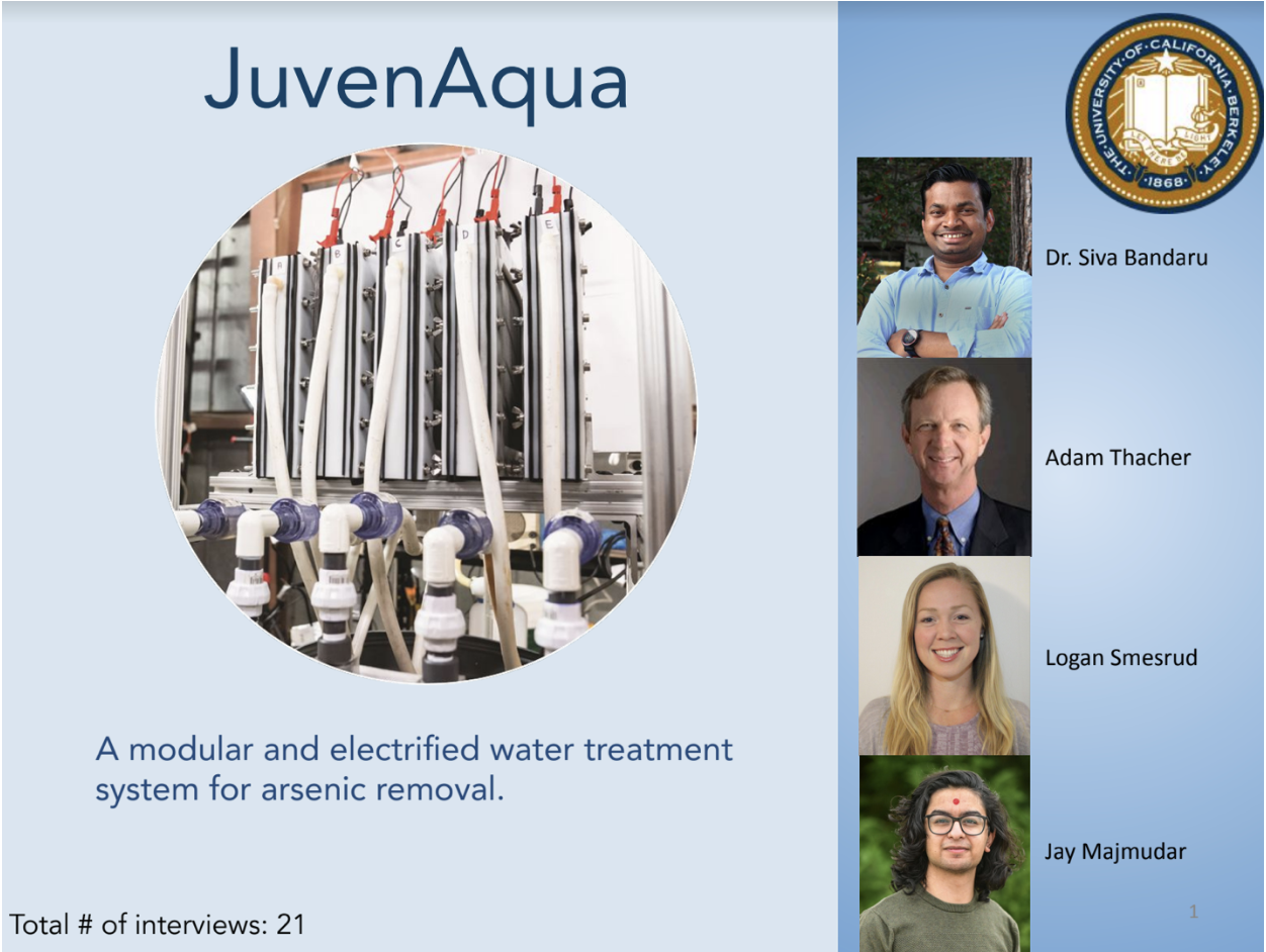 April I-Corps @ Berkeley Wrap Up