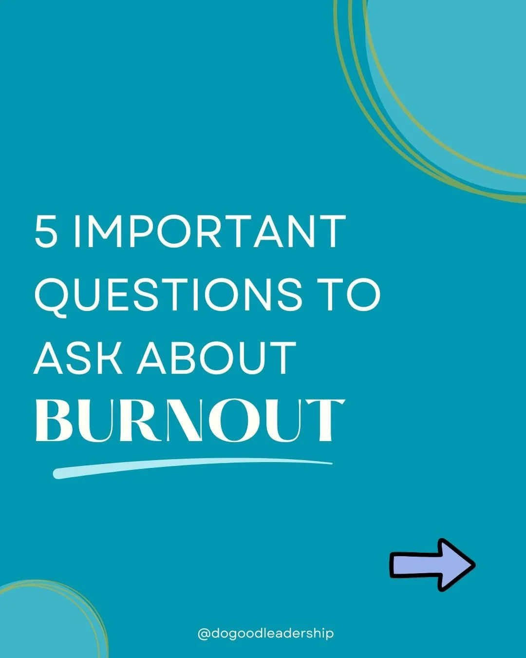 Last week we asked an important question: Who Burns Out, and Why?

This week we&rsquo;re continuing the conversation with 5 more questions! Our invitation to you:

1️⃣ Journal on these questions ✍🏽

2️⃣ Bring up these questions at your next staff me