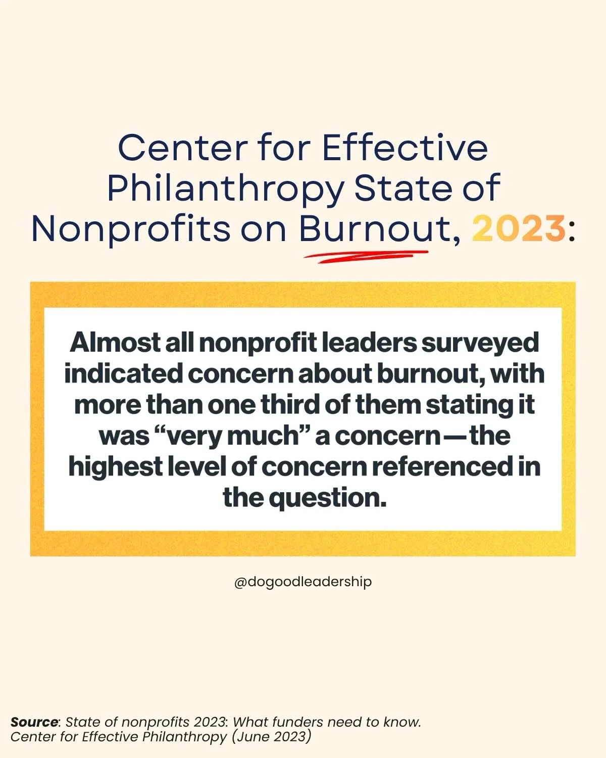 When you swipe through this carousel, you&rsquo;ll see that this is now the fourth consecutive year burnout has remained at the top of @cepdata&rsquo;s findings. Thank you, CEP, for continuing to keep burnout in our awareness.

But if we&rsquo;re kee