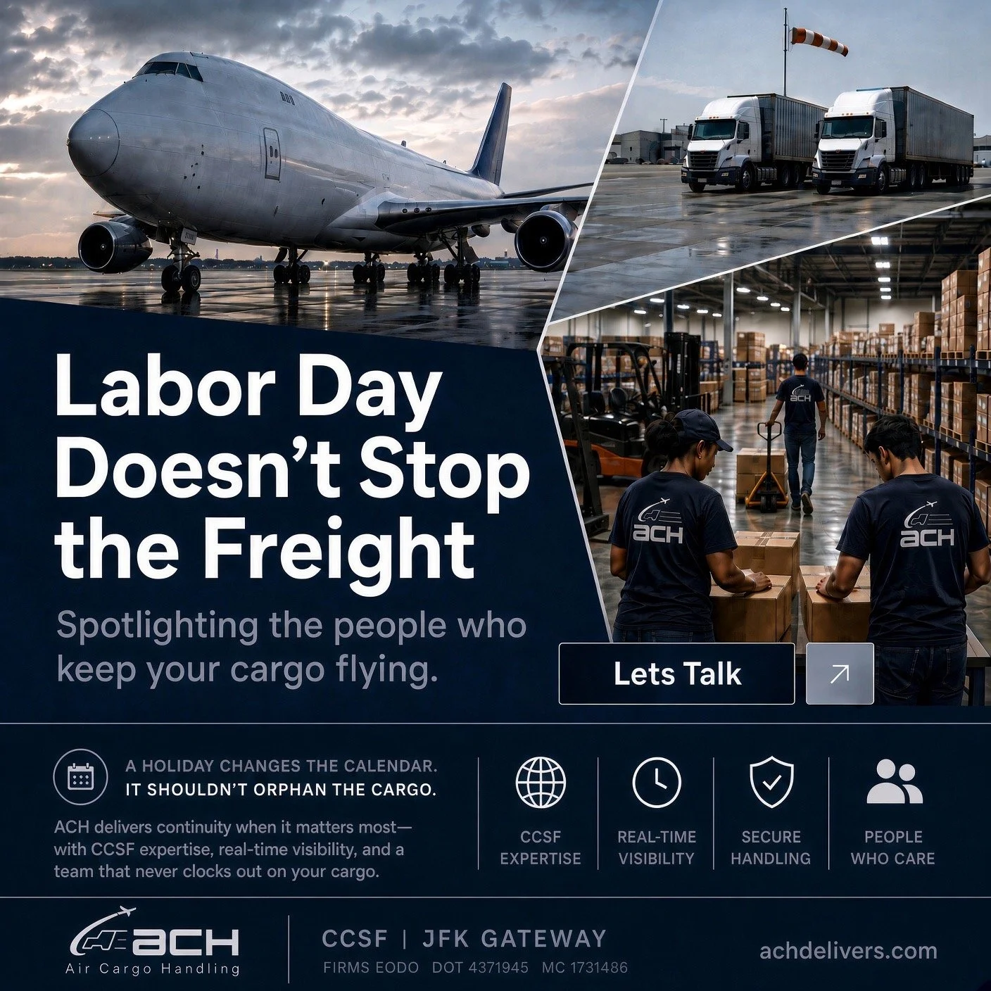 Labor Day Doesn’t Stop the Freight. It Highlights the People Who Keep It Moving.
