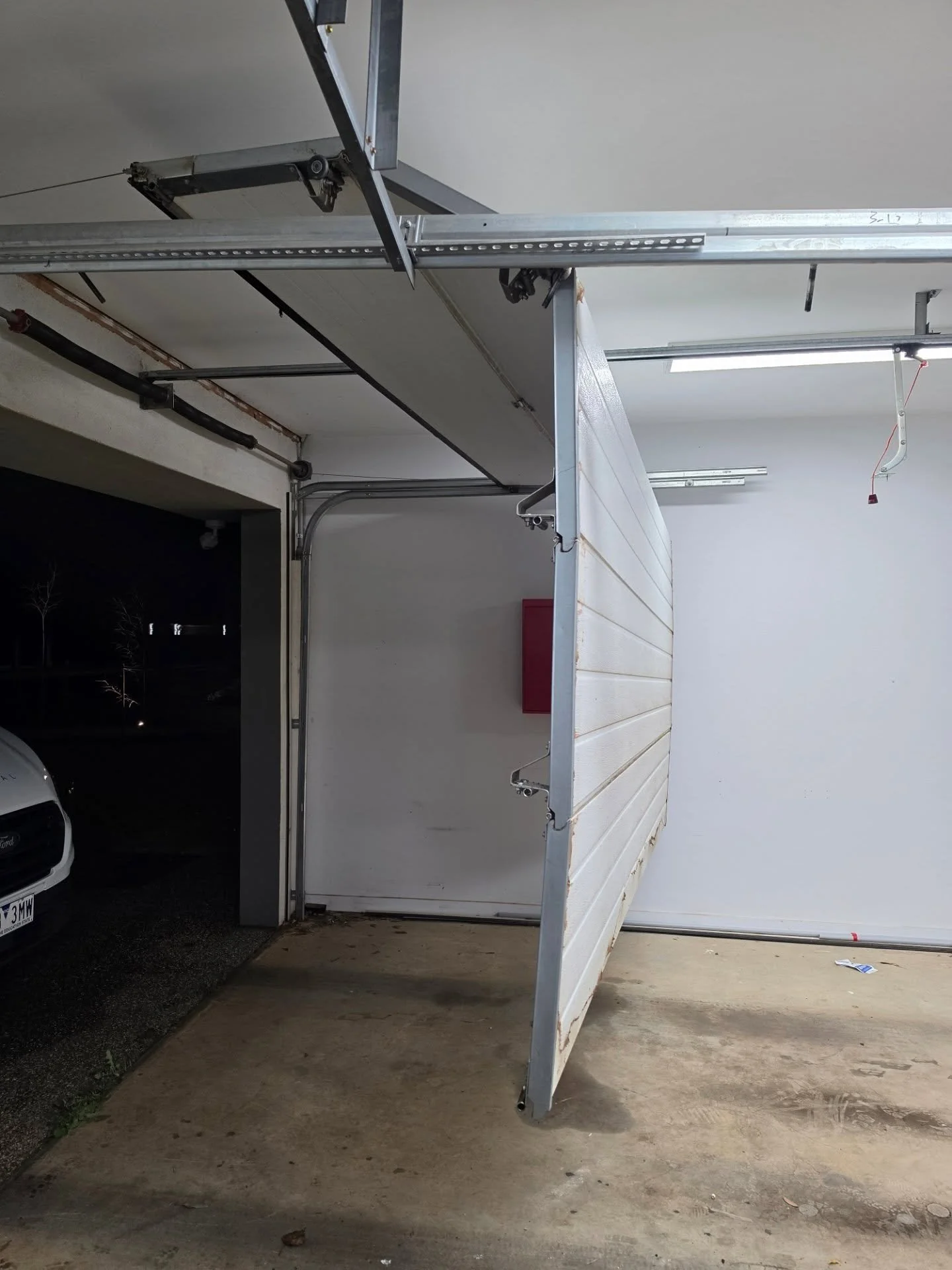 Sometimes you've just got to get the tools out and get on with it.

This one is definitely not the worst we've had to attend late at night, but it is well and truly in contention for a podium.

And yes, we got it working until a new door is ready.