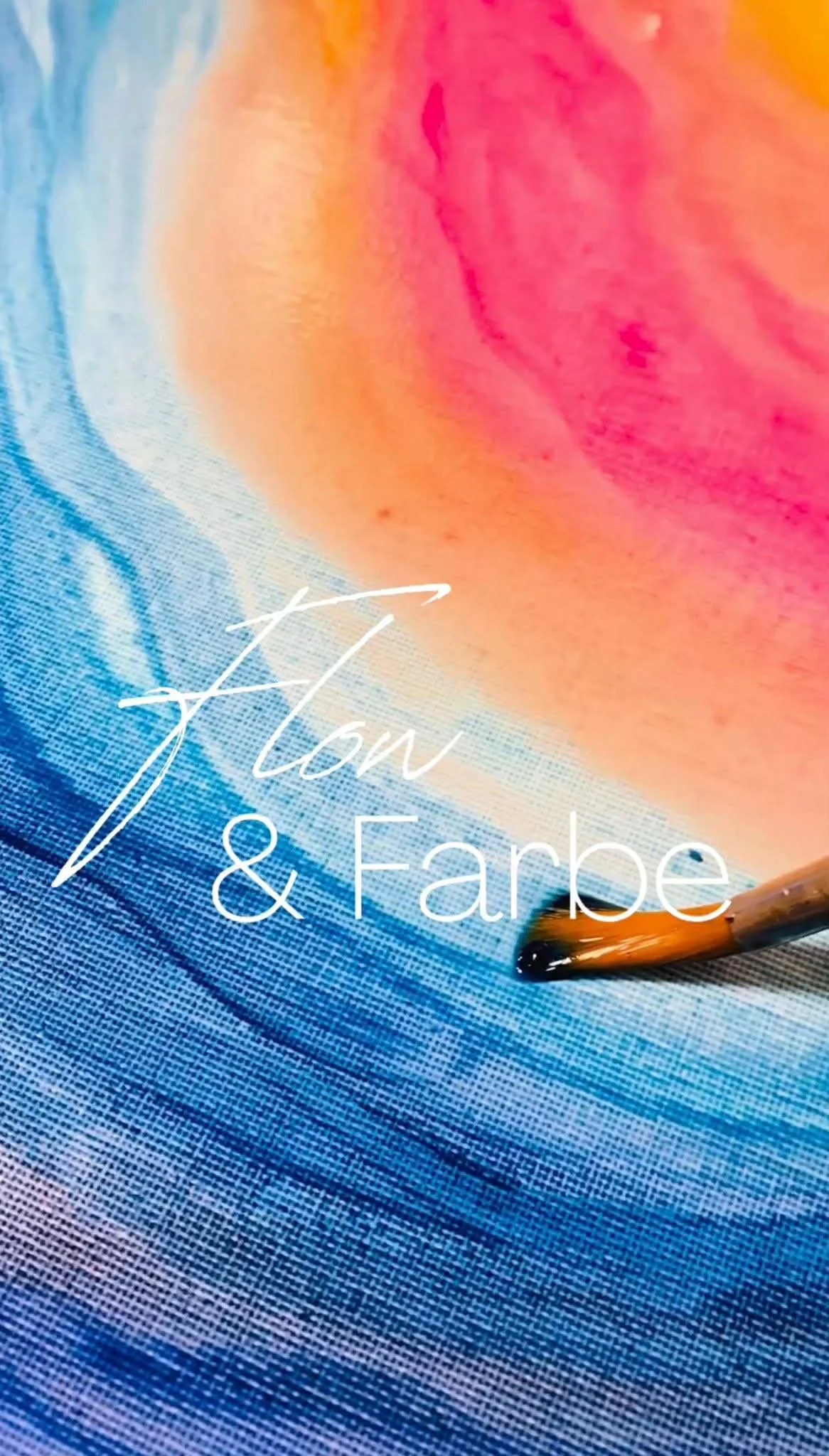 Flow &amp; Farbe – Kreativität auf Matte &amp; Leinwand