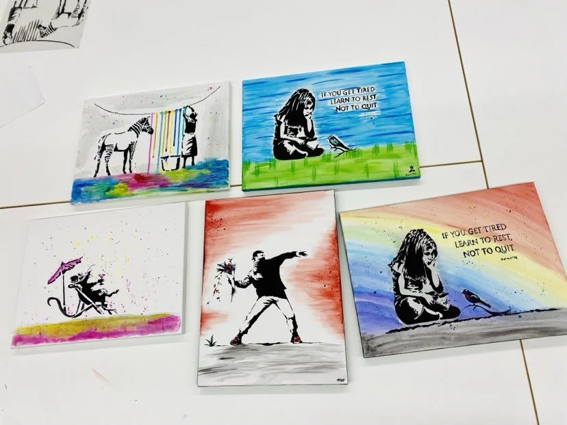 Streetart à la Banksy