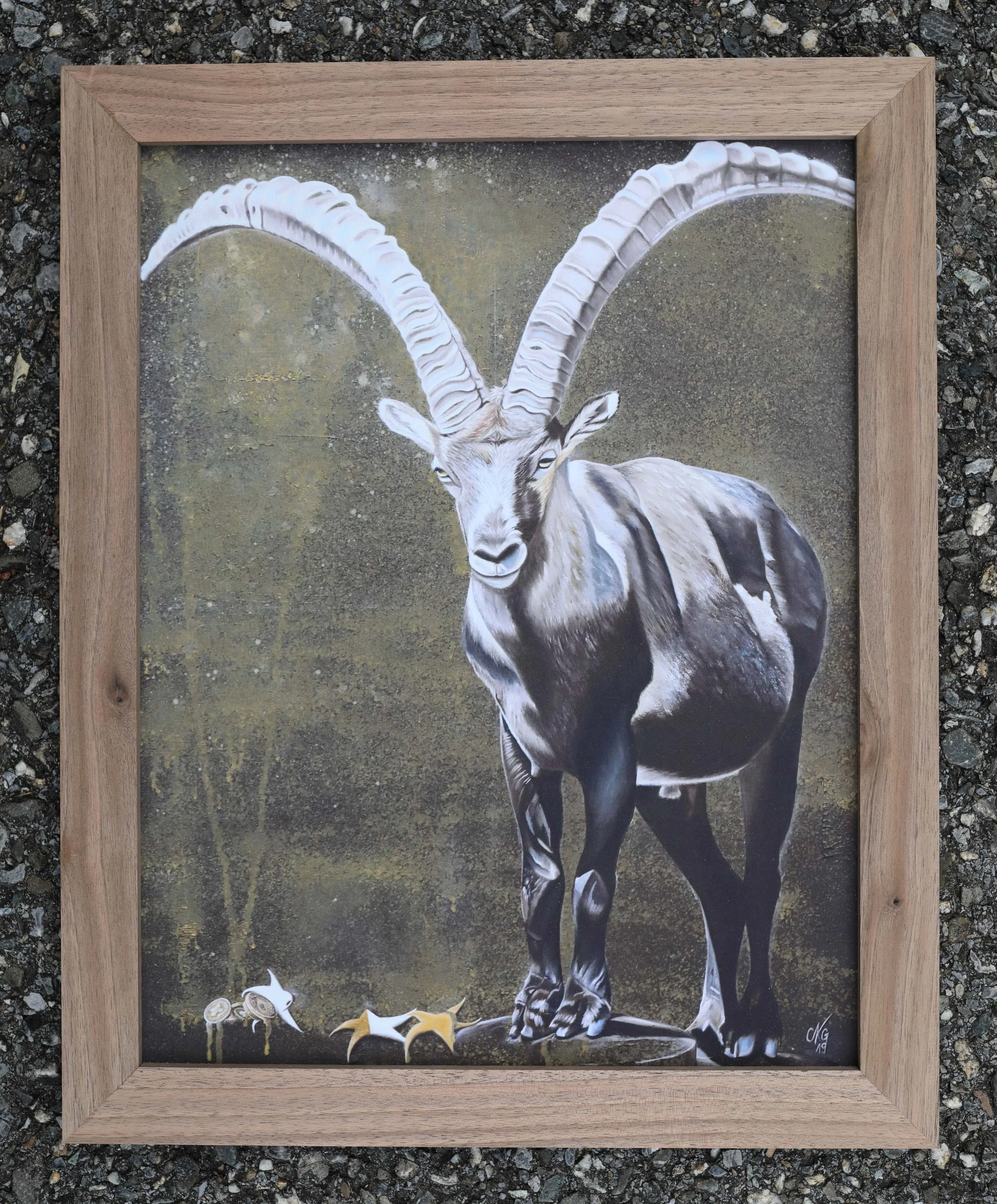 Die Trophäen | Bildausschnitt 37.5 x 28 cm