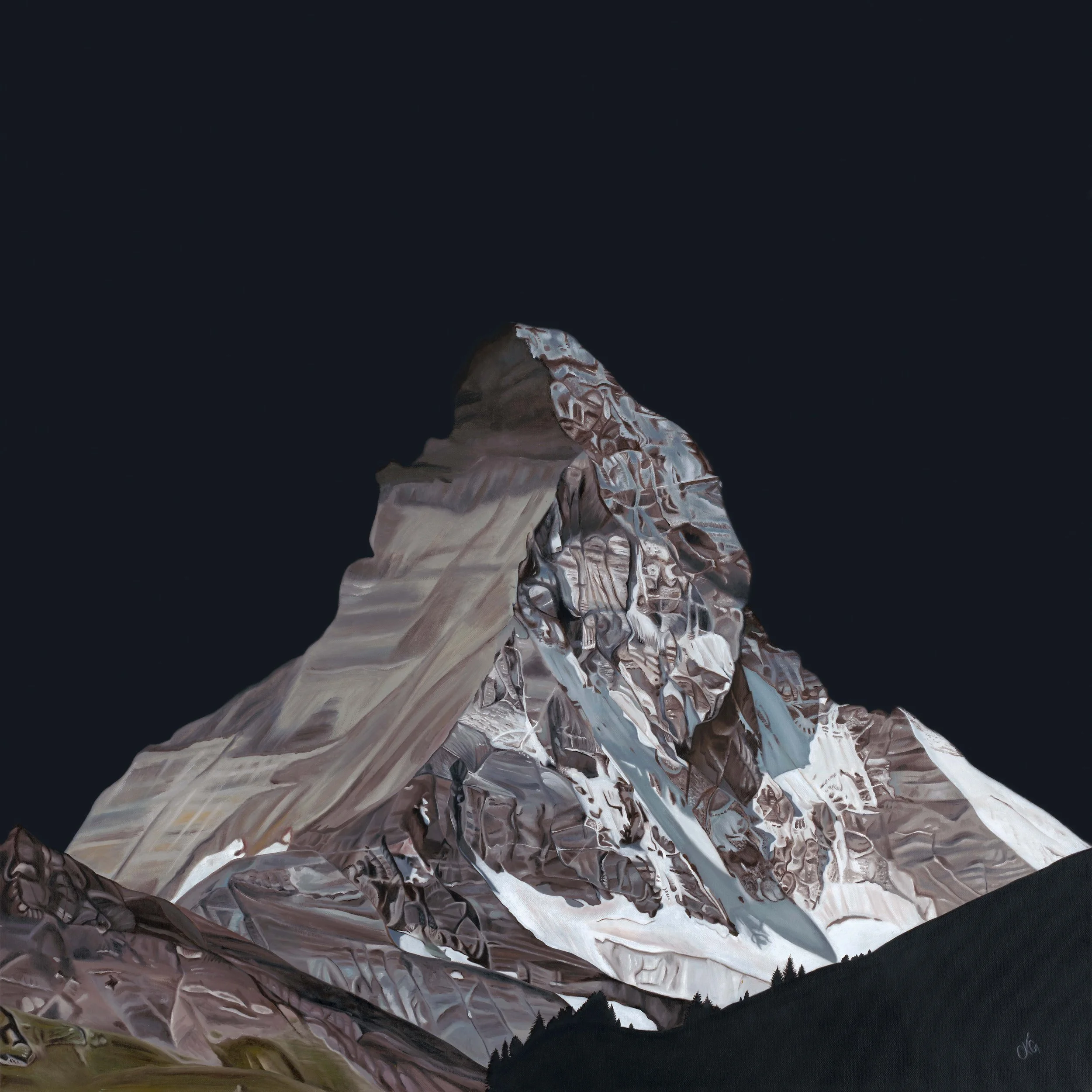 Matterhorn Kunstdruck gross