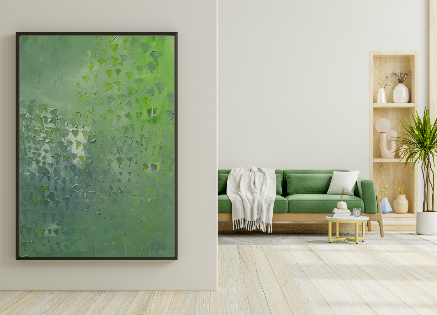 Abstrakte Landschaft Acrly