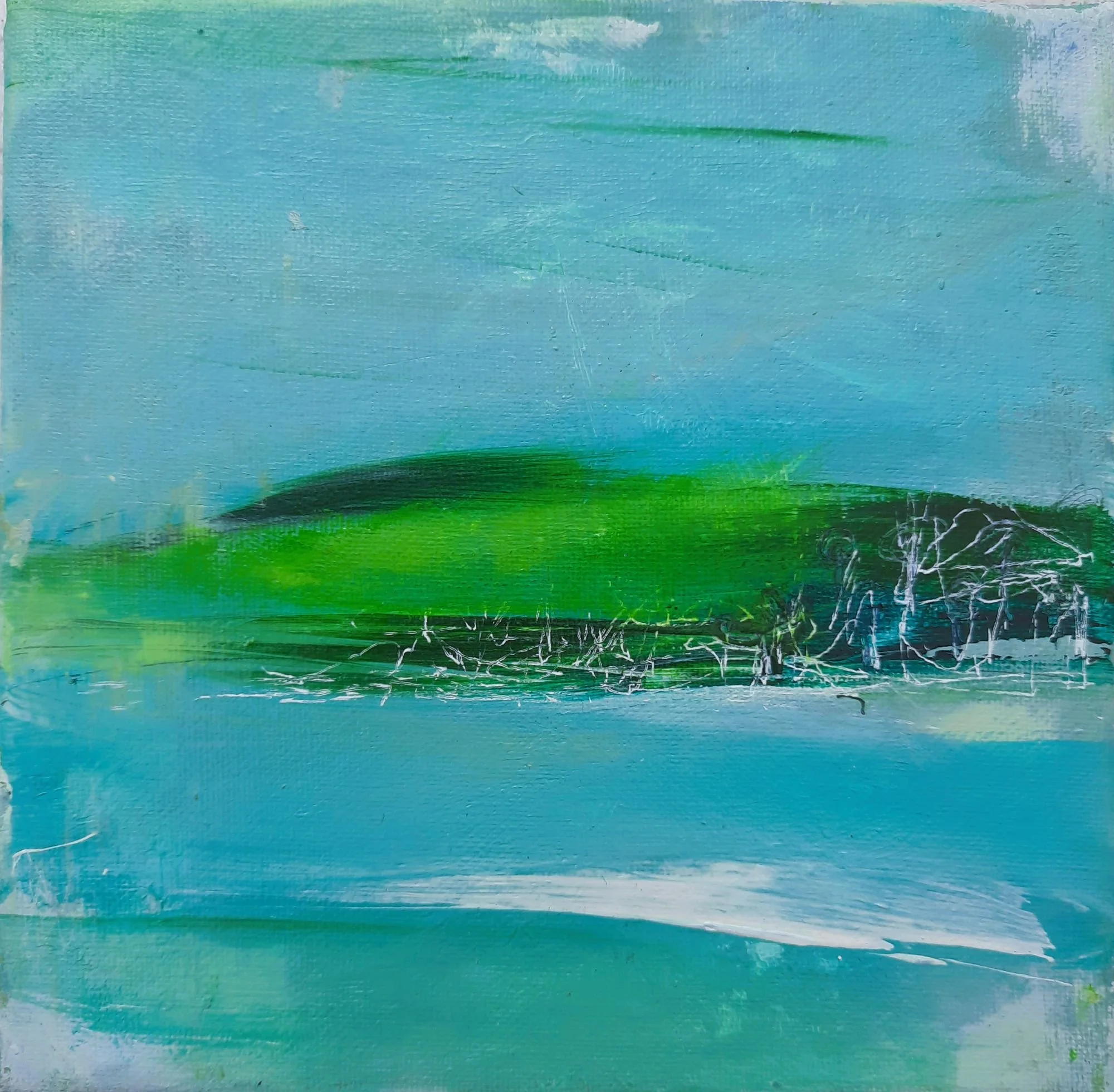 Abstrakte Kunstwerk Meer