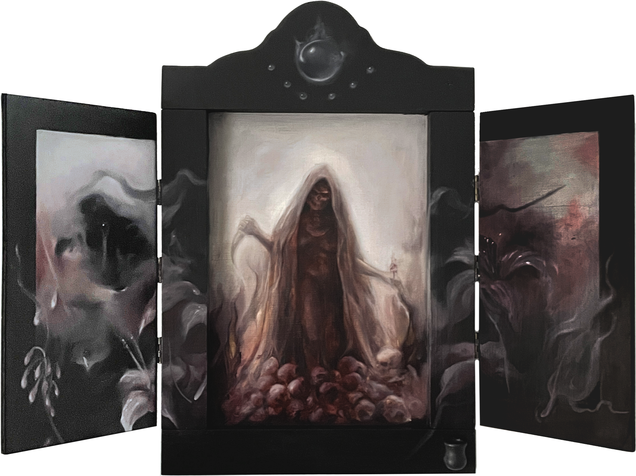 Madre De Los Muertos, Oil on wood (2025)