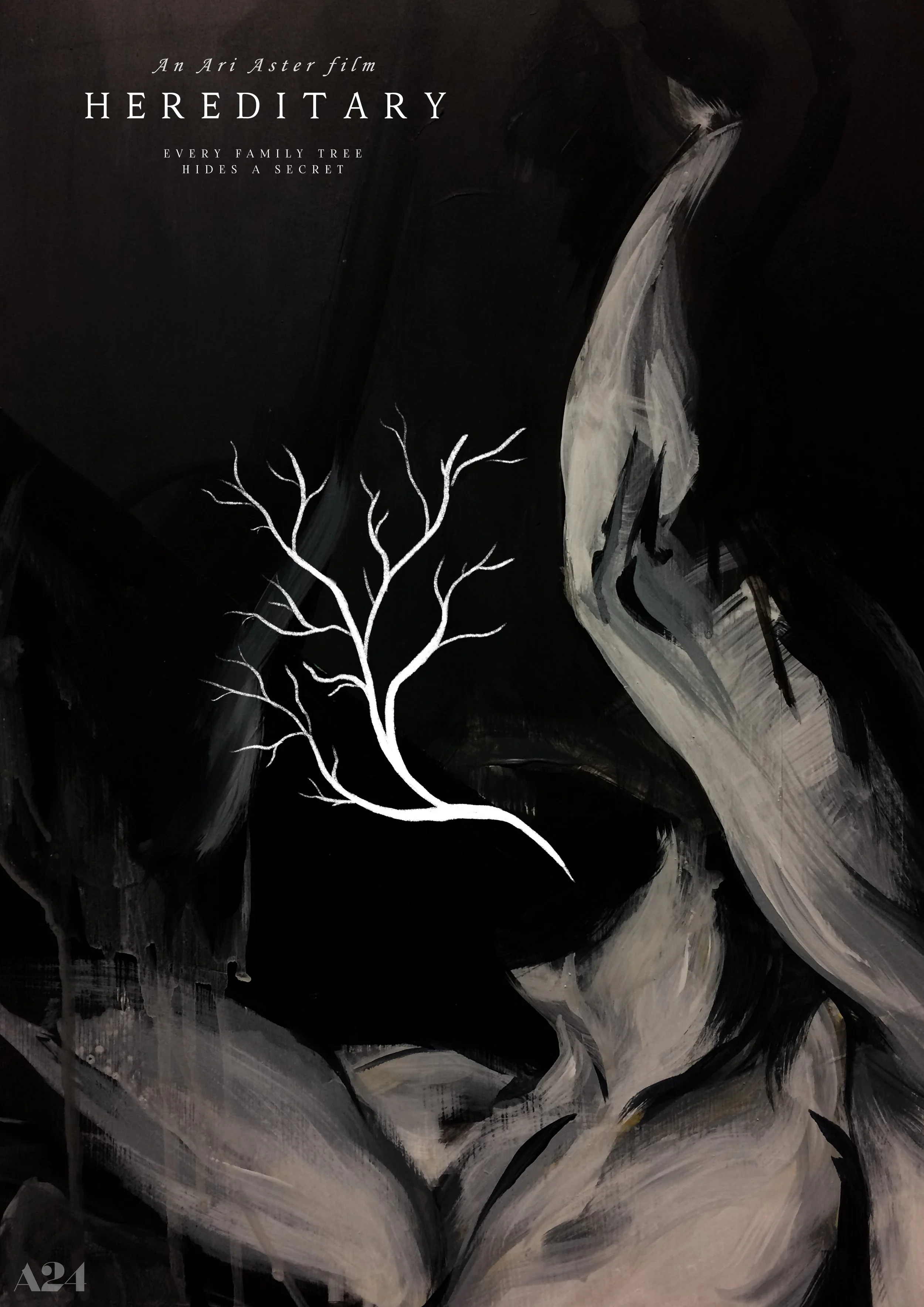 Hereditary, mixed media (movie poster)