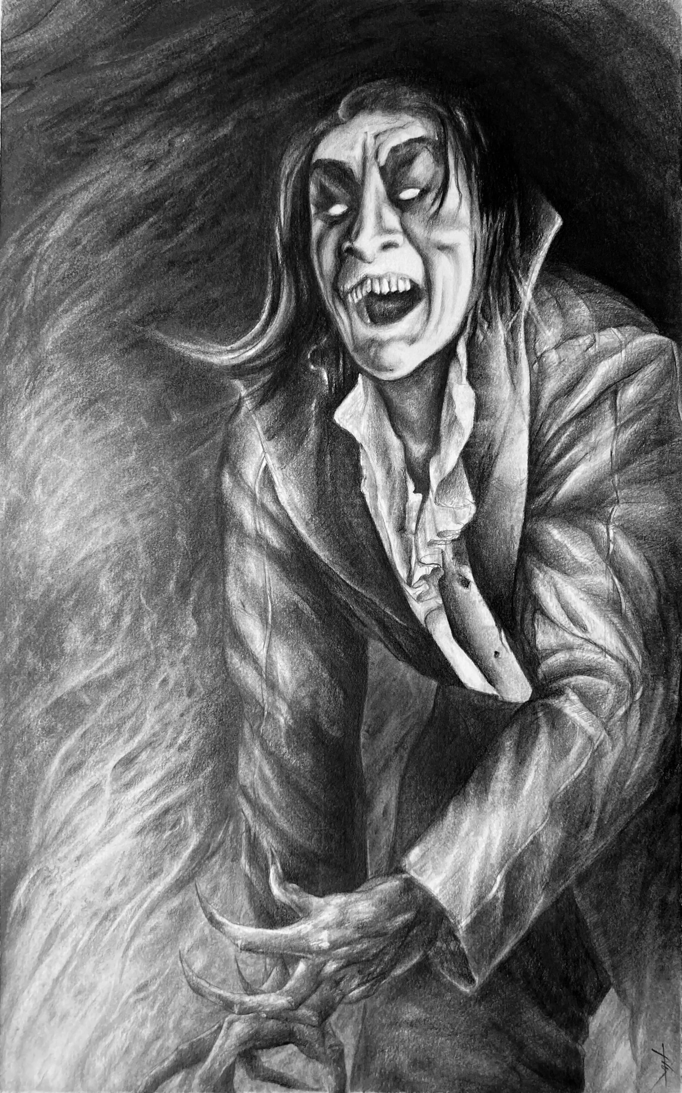 Jekyll, graphite on paper (2021)