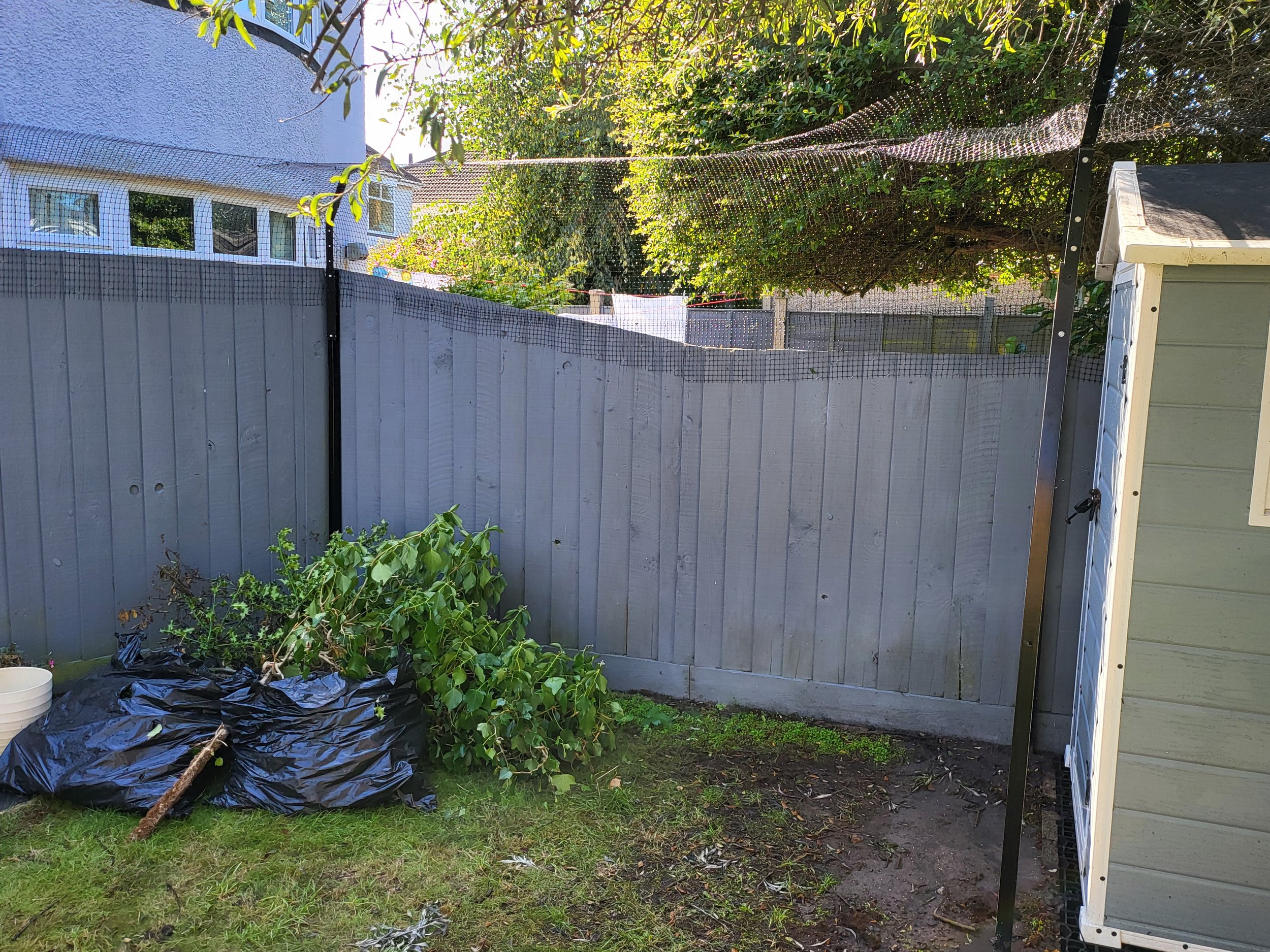 ProtectaPet Install on surrounding fence, new gate and around tree