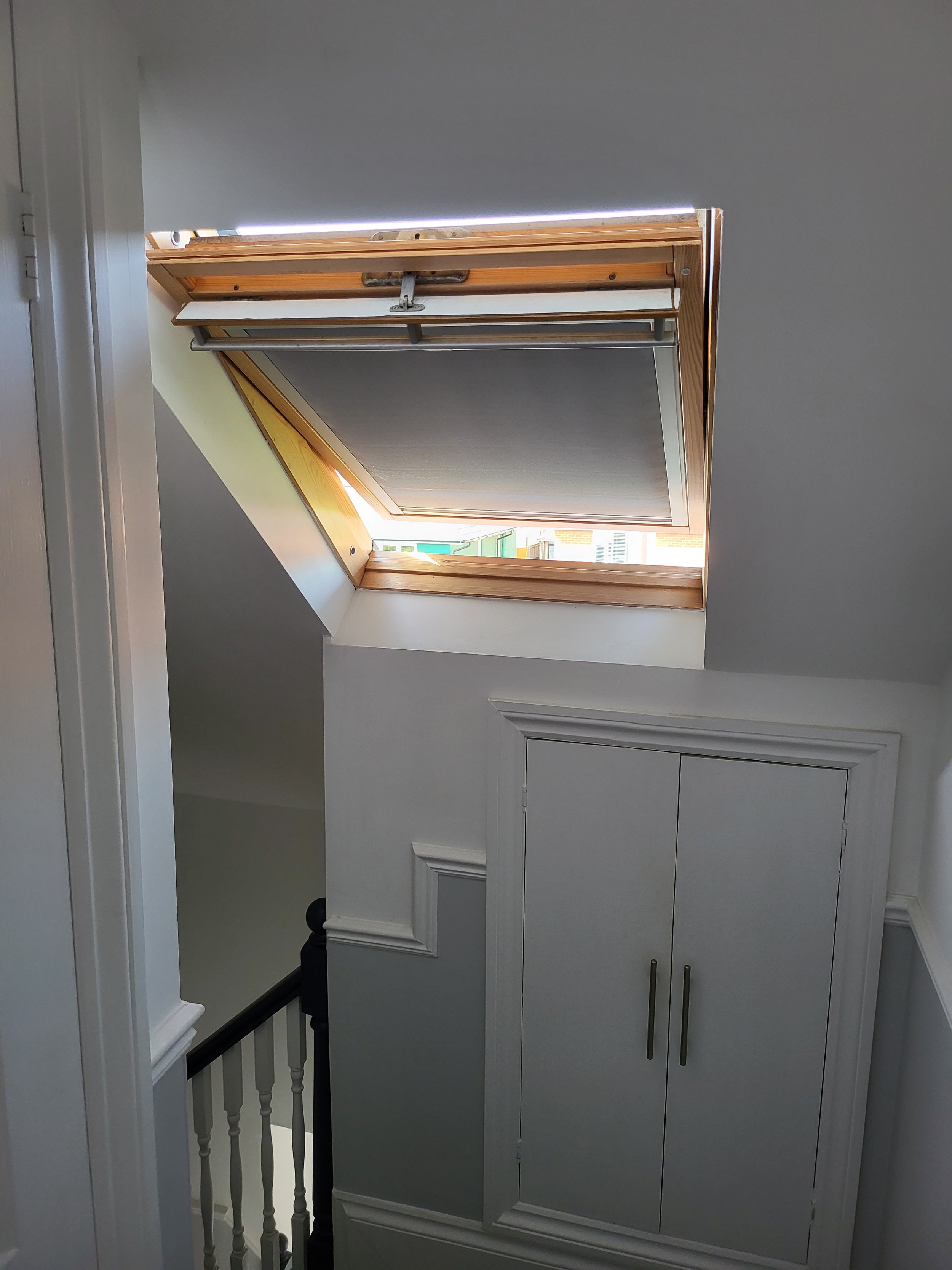 Before Painting velux