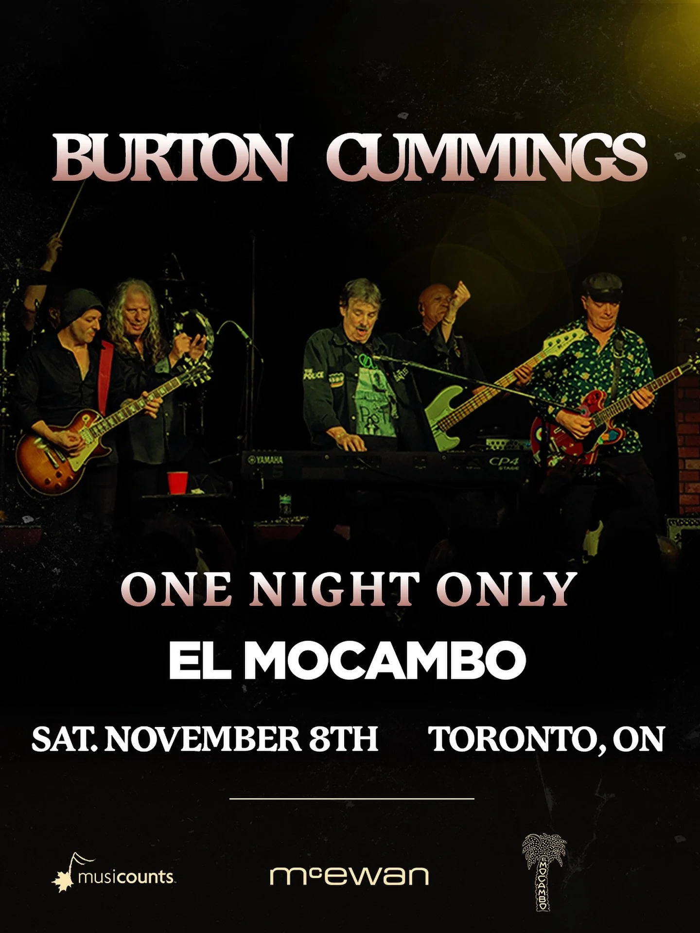 On November 8, 2025, the band and I will be performing at the legendary El Mocambo in Toronto.
Tickets are on sale today at elmocambo.com.