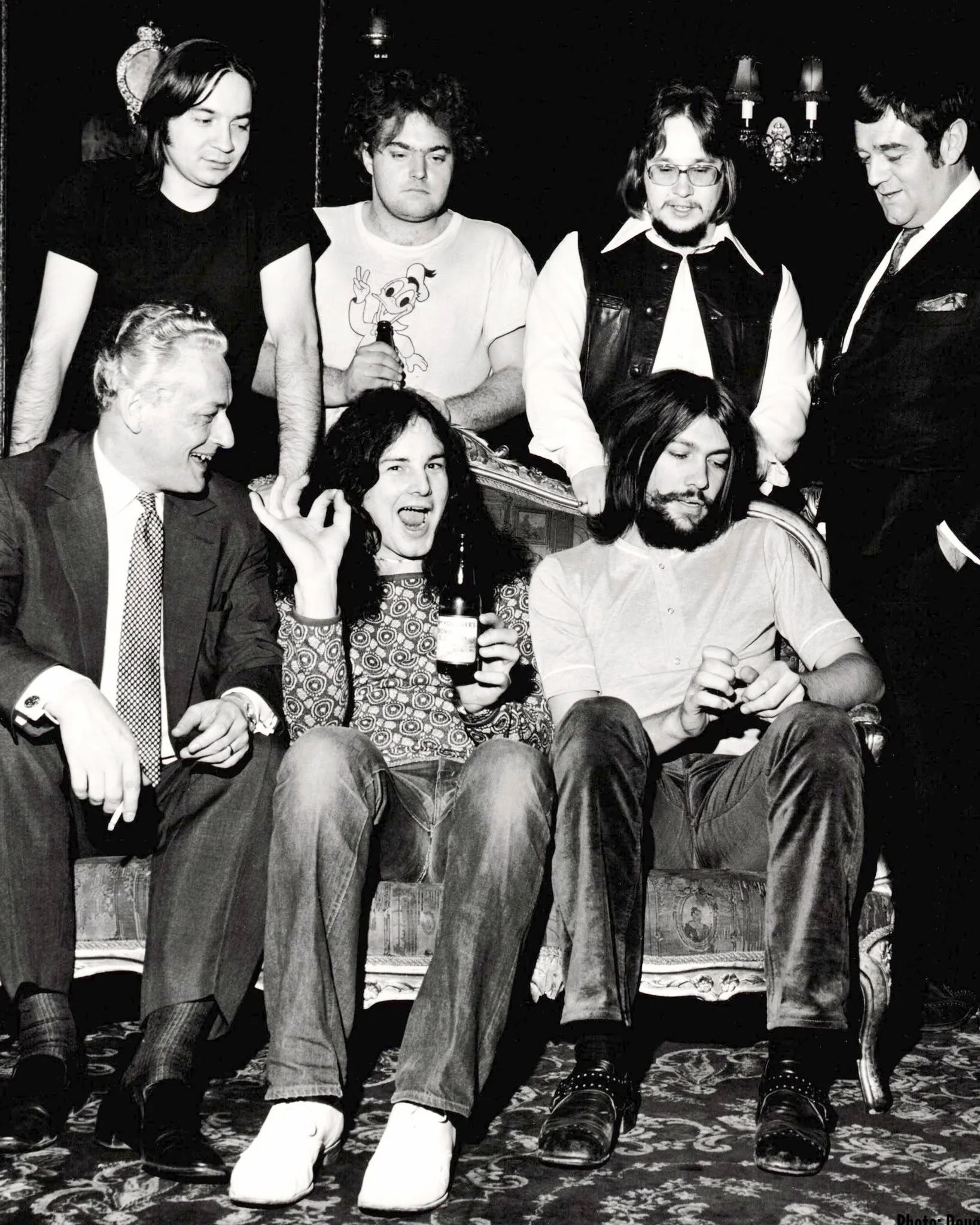 London, 1970. The Guess Who making our way across the pond for RCA in order to do a series of photoshoots.