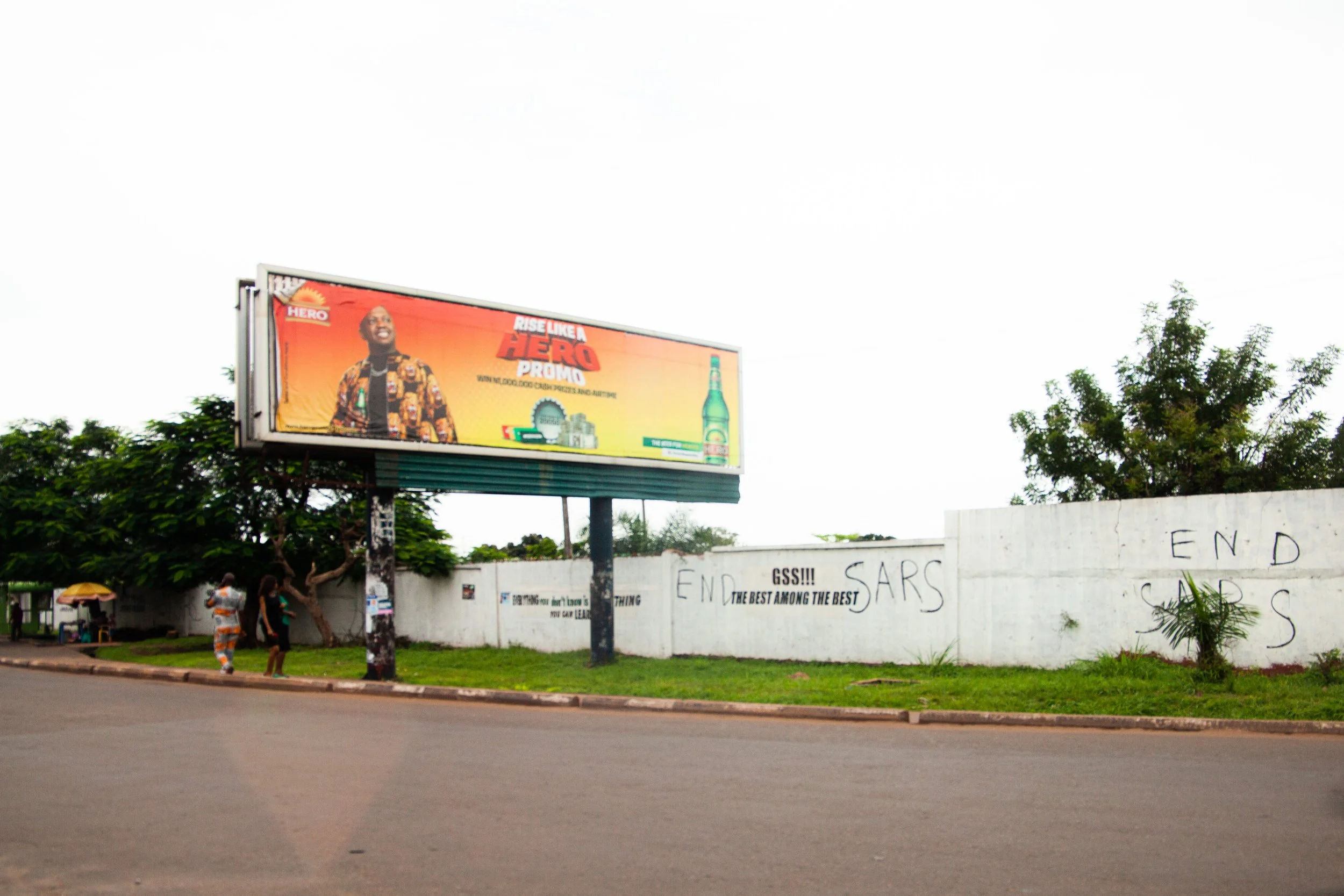 a billboard on Abakaliki Road