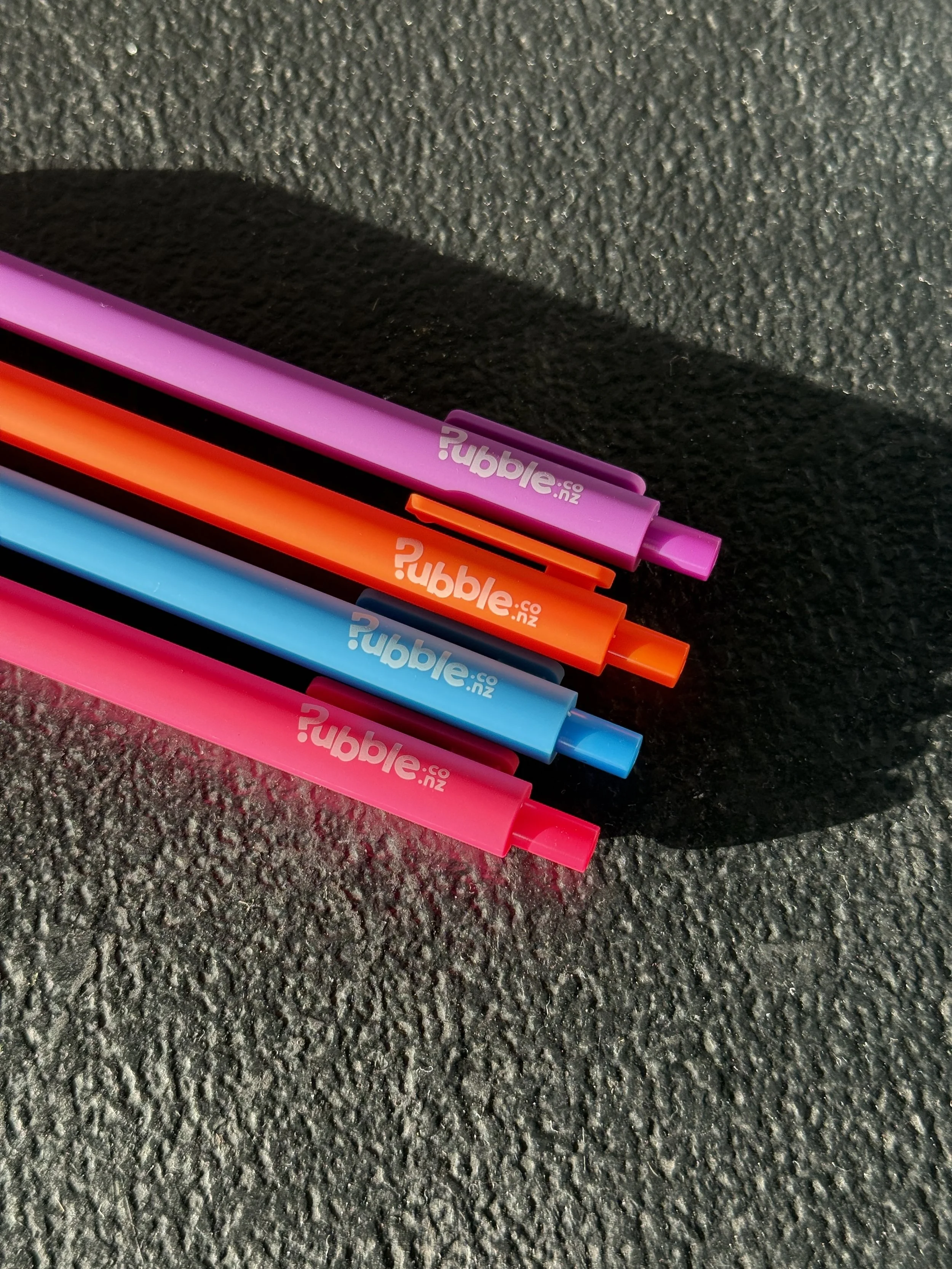 Pubble themed pens