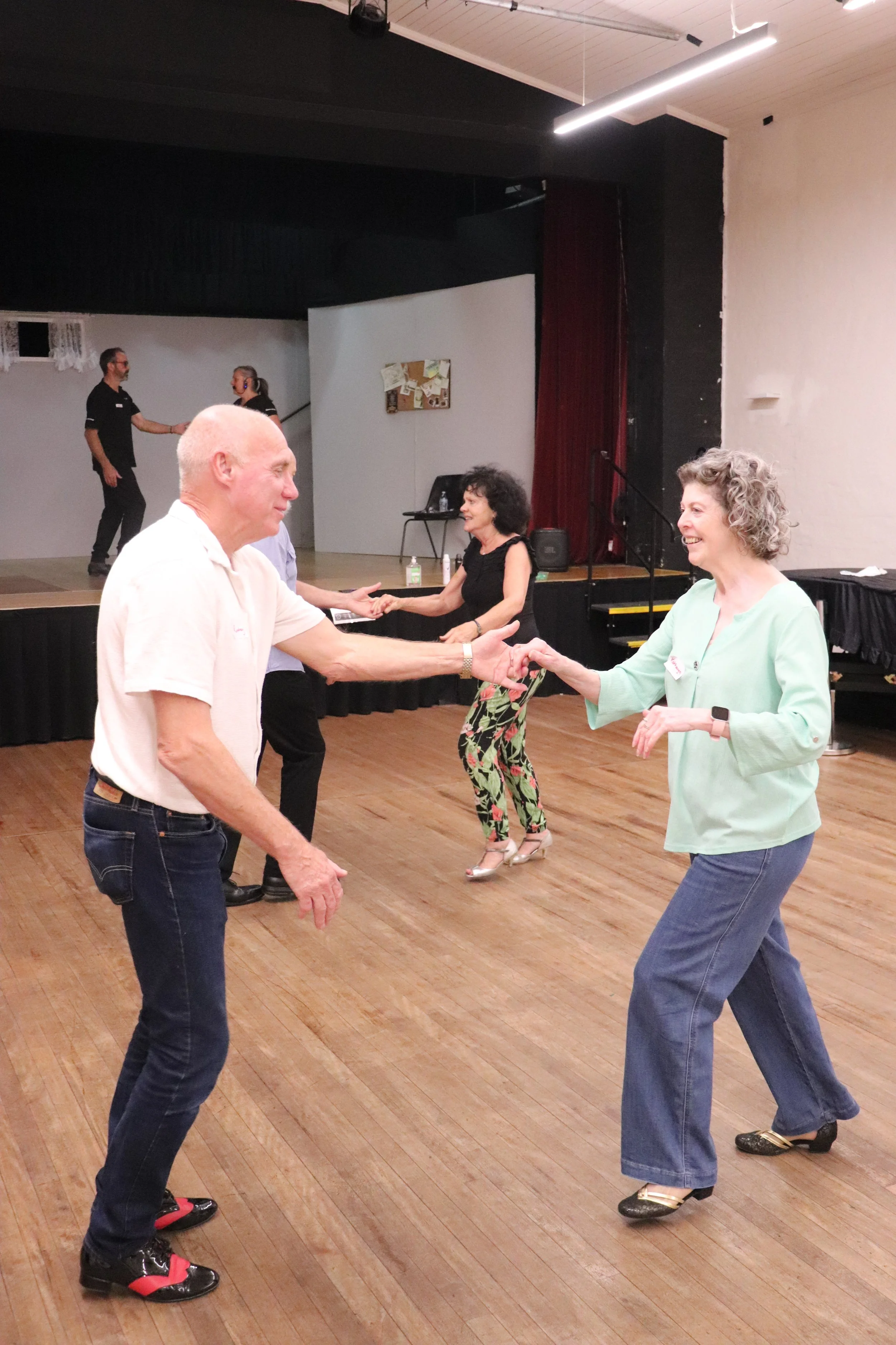 Man & woman dancing