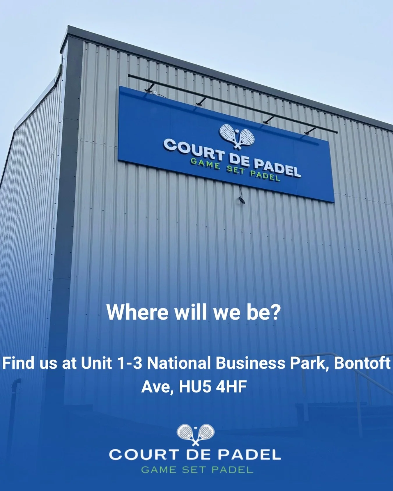 Hull, we&rsquo;re almost ready for you! 

#hull #padel #padelfun #padeltime🎾 #hullpadel