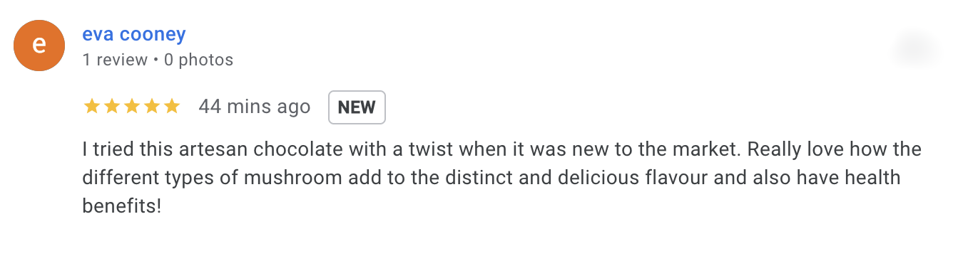 Review of artisan mushroom chocolate with a twist, highlighting its unique flavor and health benefits.