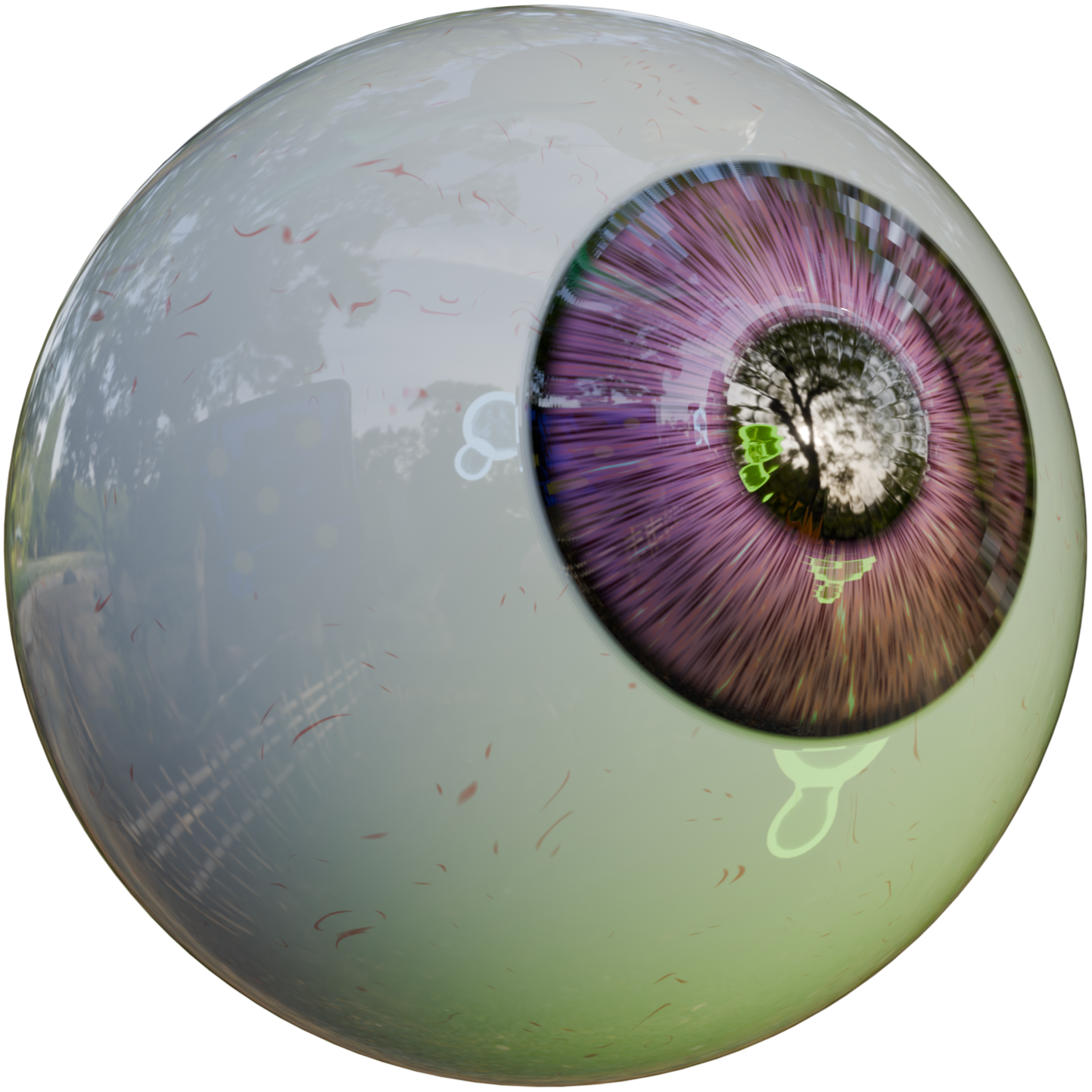 Geometric drawing of an outline square with sections divided by vertical, horizontal, and circle lines.