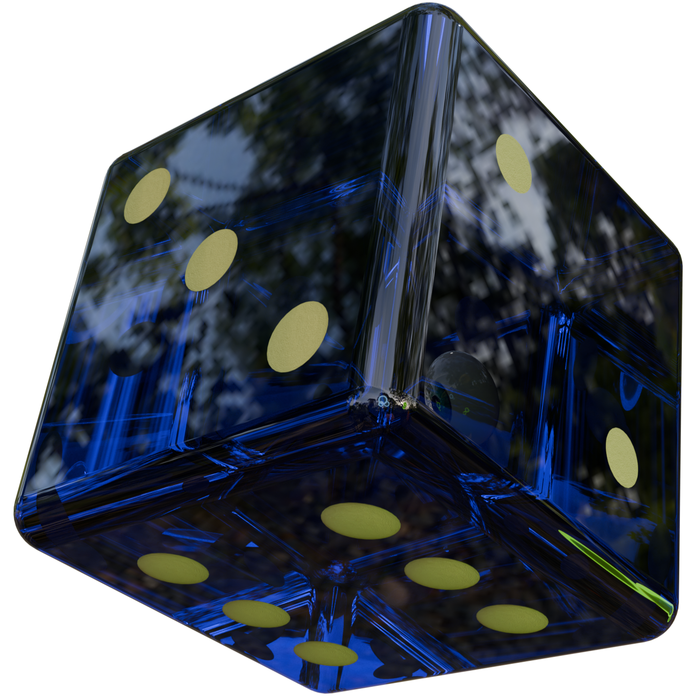 Geometric drawing of an outline square with sections divided by vertical, horizontal, and half circle lines.