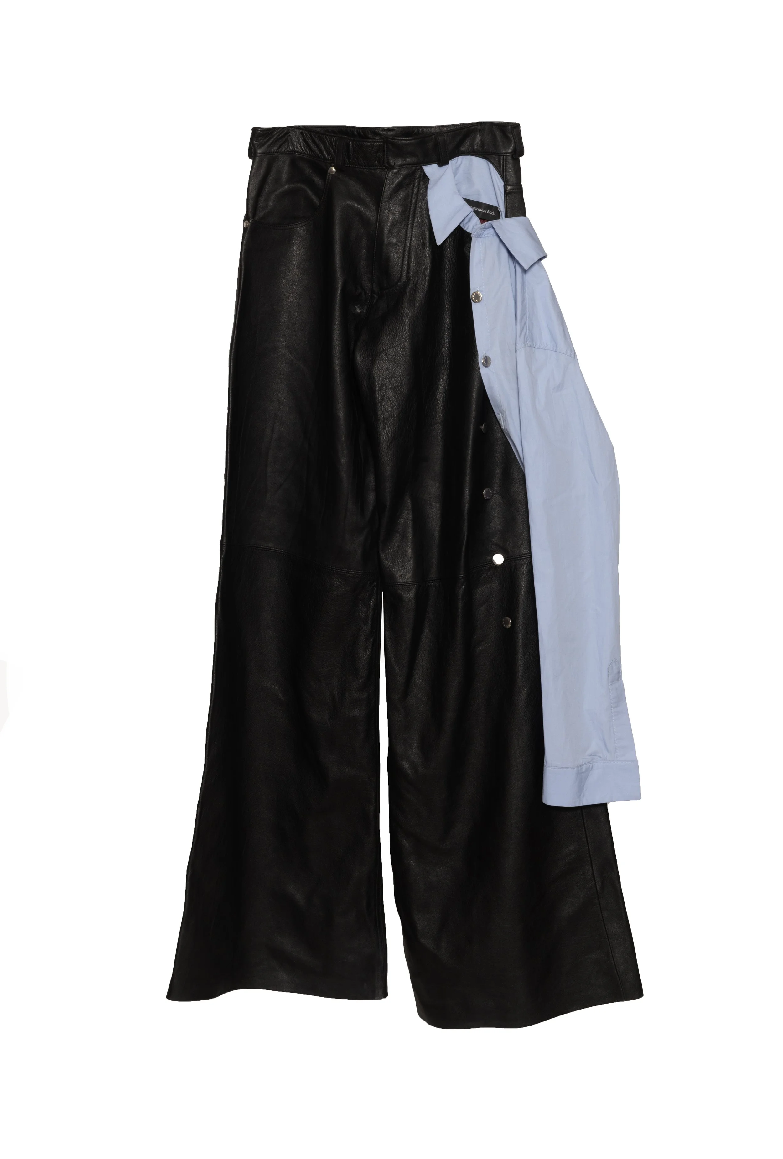 Trompe L'oeil Shirt Leather Pant