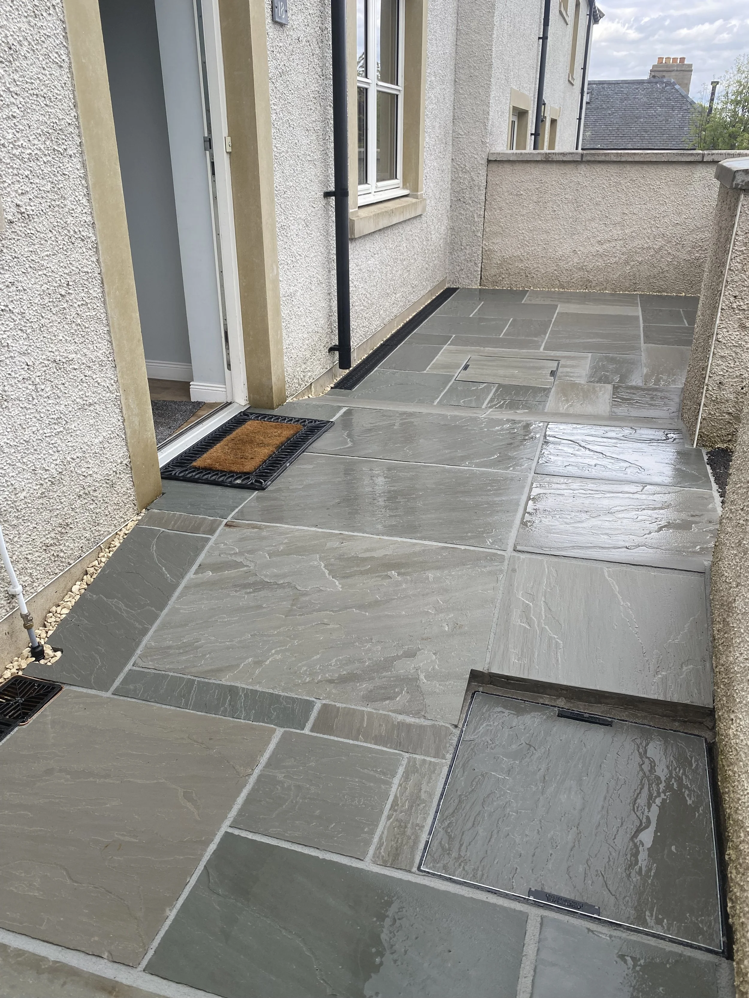 sandstone patio