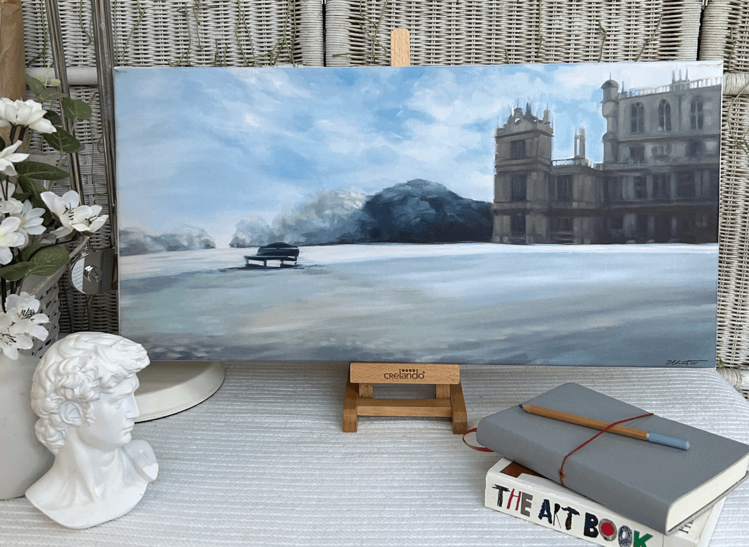 Winter Wollaton Hall Canvas Print