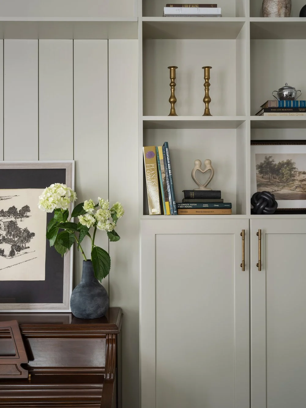 Custom Built In in Living room in Northeast GA home