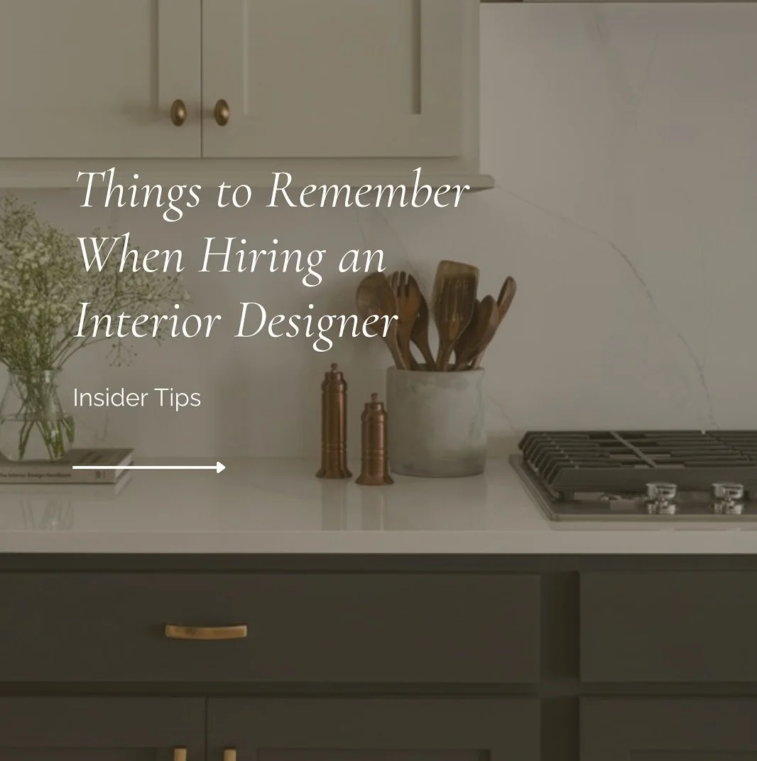 Selecting the right designer is more than just whether their past projects look beautiful. From understanding the process to knowing what to expect, these reminders can help you feel confident and prepared as you start your design journey.

If you ar