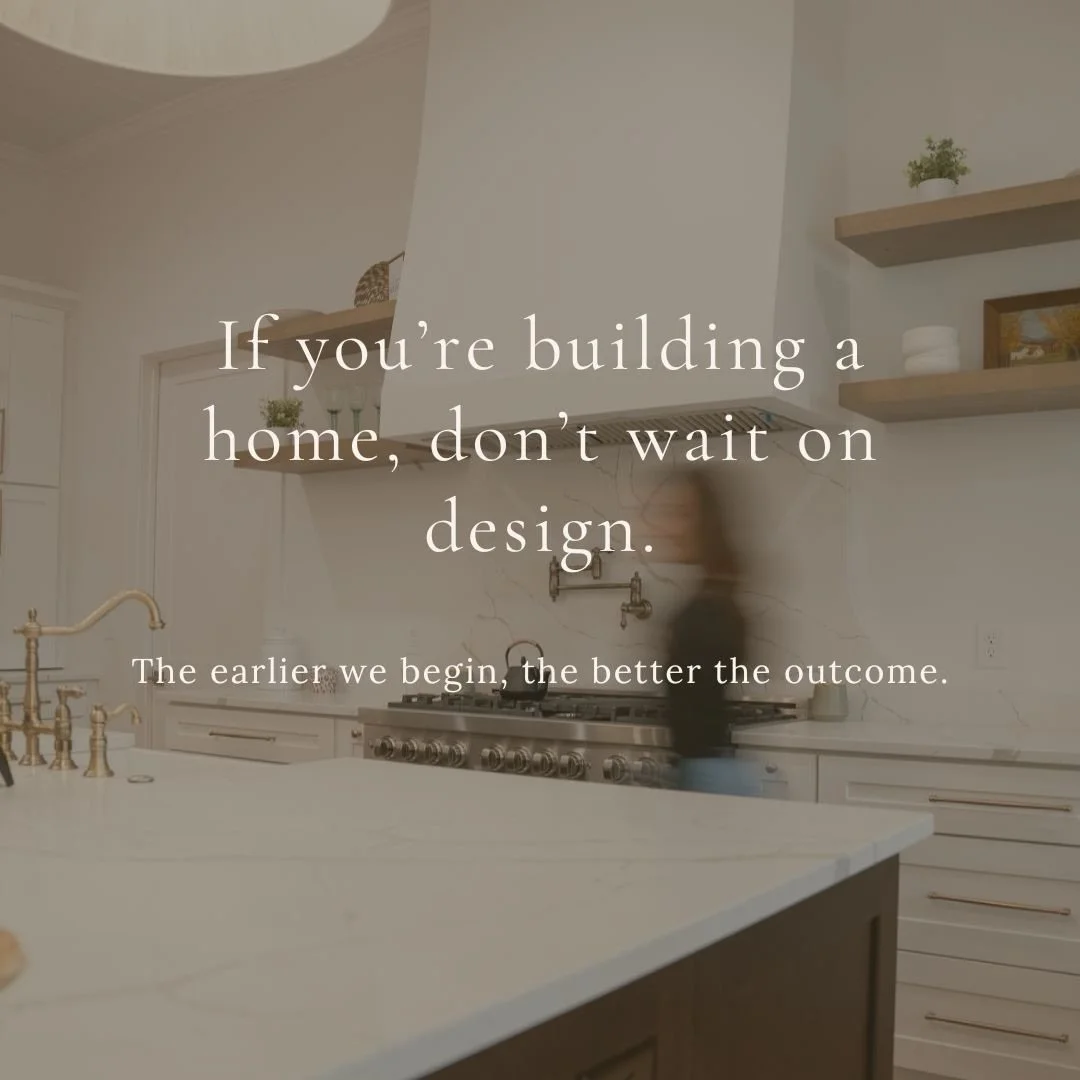 What most people don&rsquo;t realize is that all of the details of your home stack on top of each other. If you wait until after construction begins to make design decisions, one change can cause a domino affect that shifts the entire vision you had 
