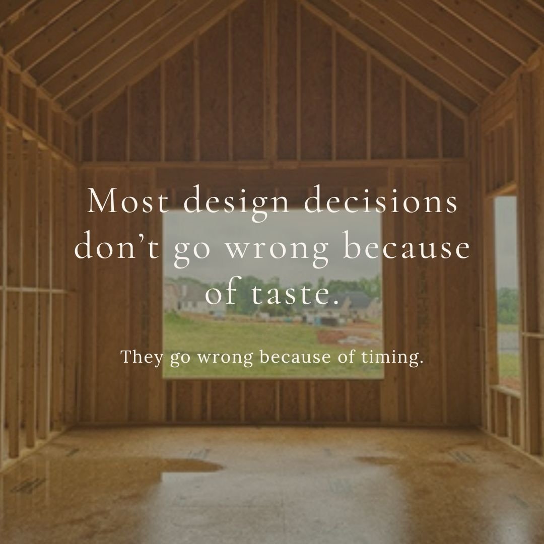 Our studio leads you through a process that we have guided dozens of homeowners through. We don&rsquo;t skip or take shortcuts because we know that it only causes more problems down the line. 

Whether you are looking to hire an interior designer to 