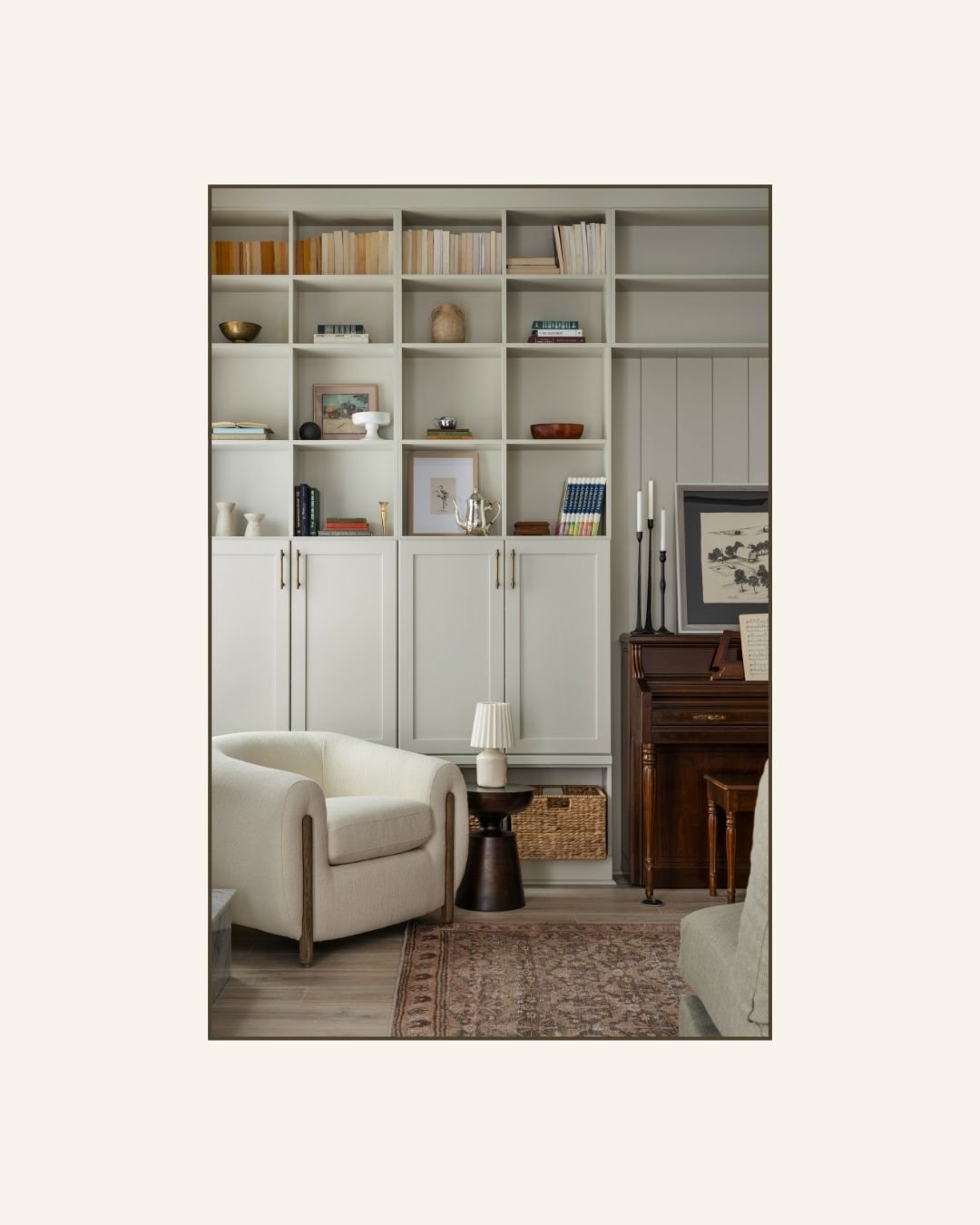 Some corners of a home carry more meaning than others.

In this multigenerational home, this was the corner where Grandpa would sit. It was not about making the space overly designed, but about creating a comfortable, thoughtful place that felt conne