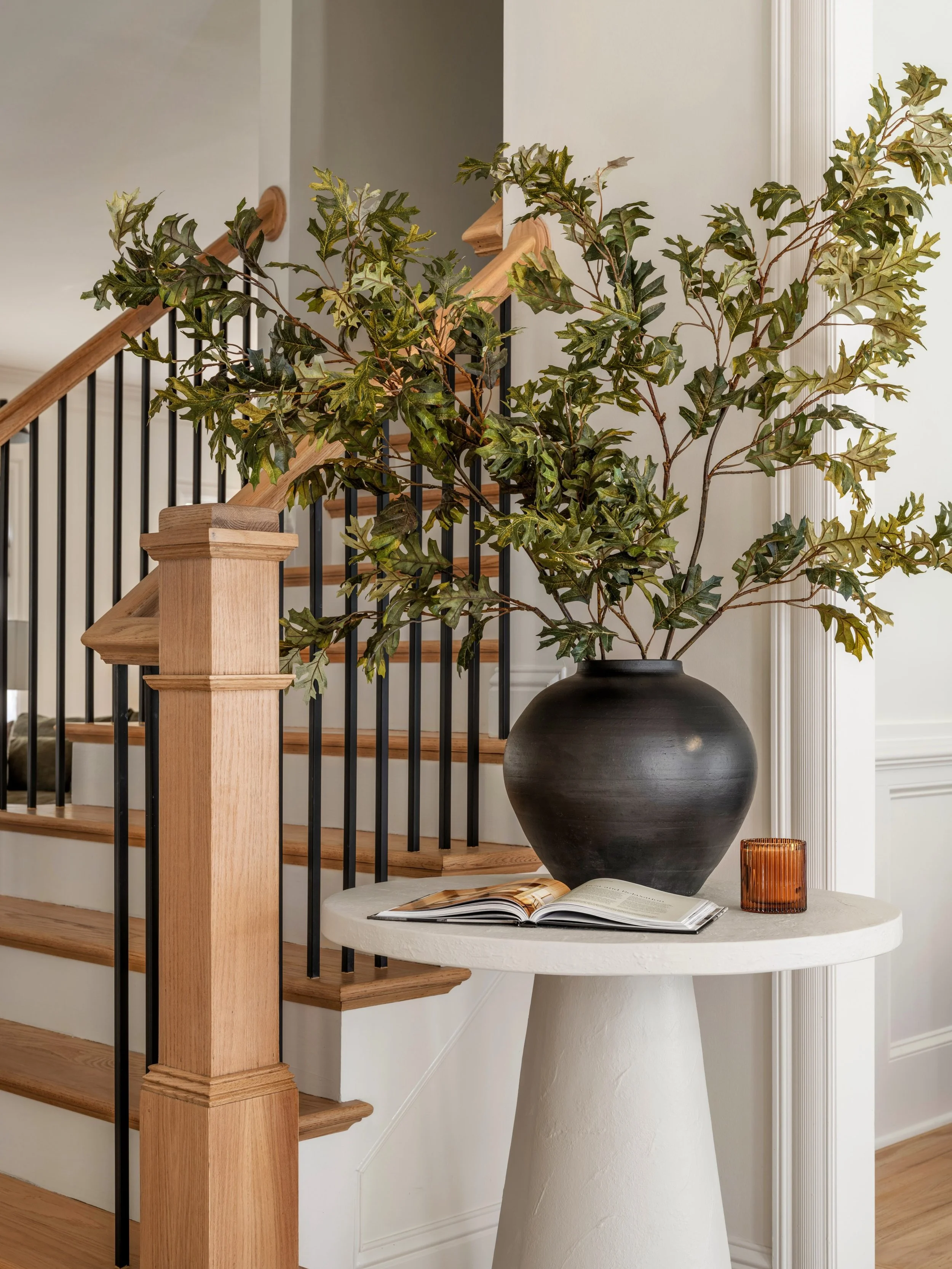 The smallest details often do the quietest work.

This entry moment from one of our projects is a reminder that a subtle texture, a thoughtful finish, or a simple material pairing can bring warmth and depth to a room without needing to compete for at