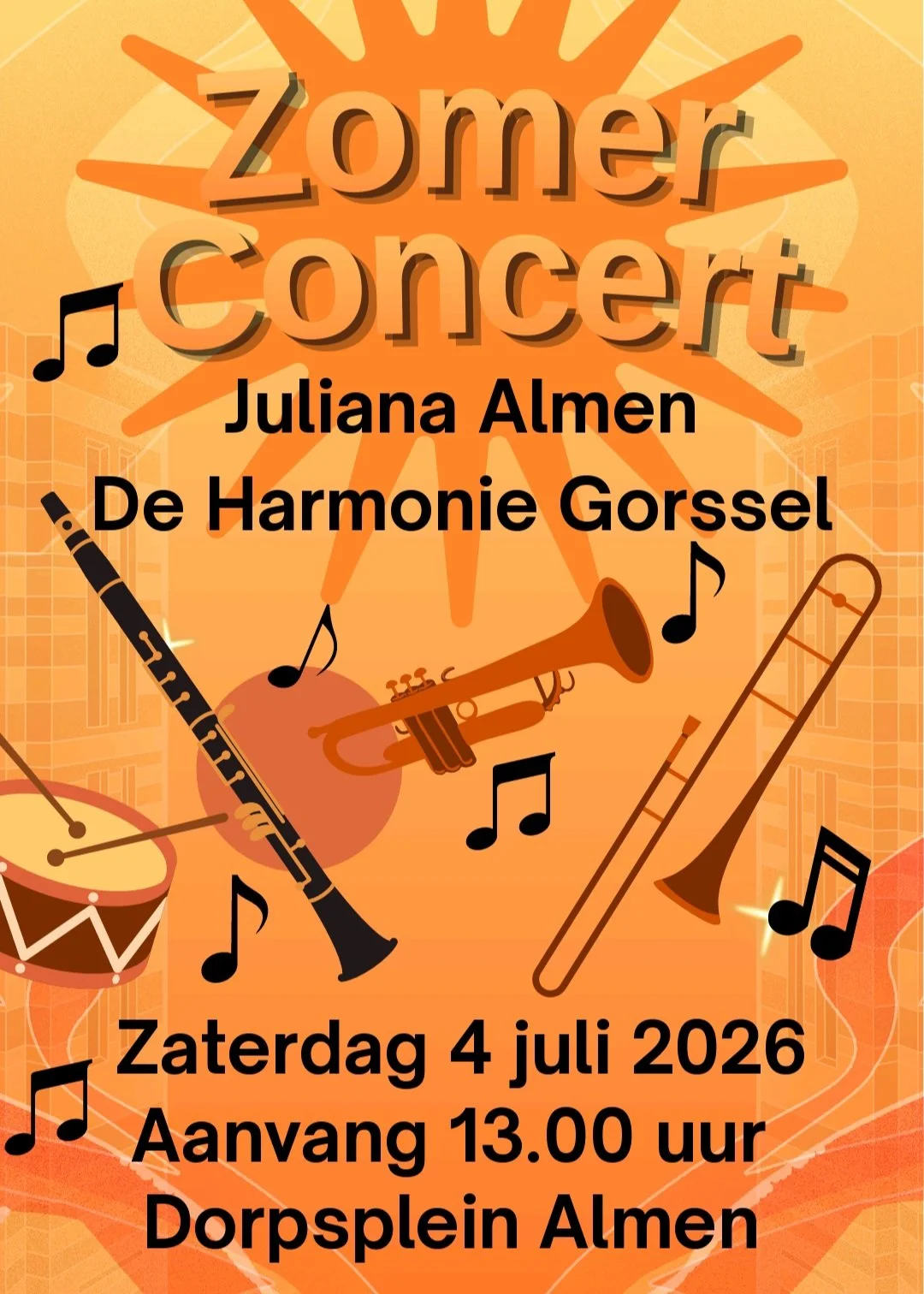 Concert De Harmonie en Juliana Almen