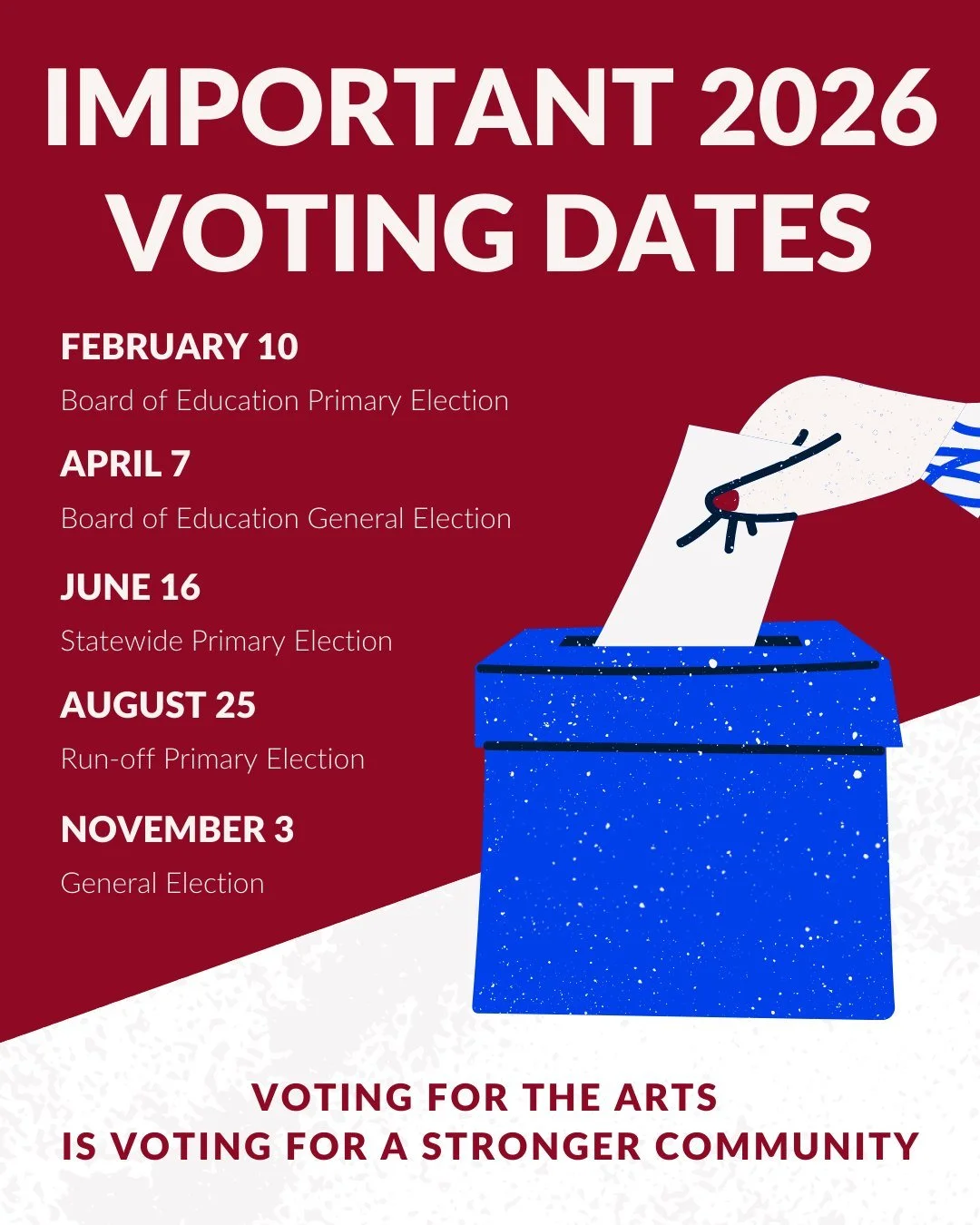 From our local school boards to the Governor&rsquo;s office, the people we elect decide how our taxpayer dollars support the arts. And the data is clear: Arts funding is an investment that pays off. Every dollar invested in the arts generates a rippl